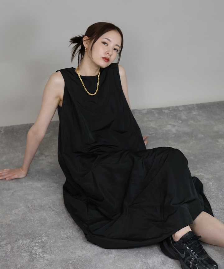 【TIME SALE】ランダムタックワンピース[J by blue]