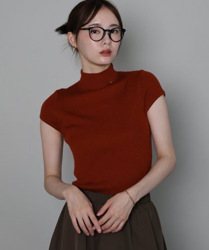 【TIME SALE】ウール混フレンチスリーブニット【ネコポス】[ J by blue ]