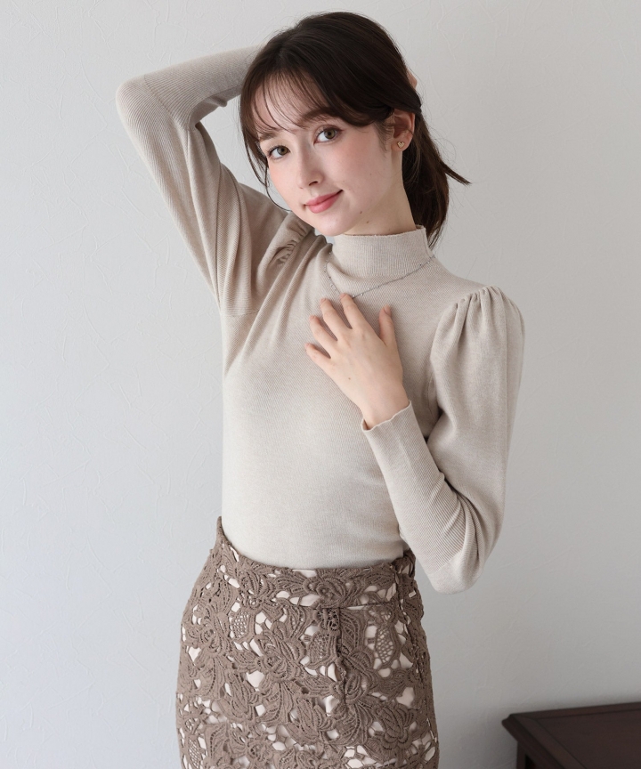 ボリュームパフスリーブニット ボリュームパフスリーブニット