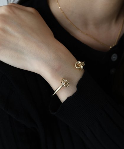 ノットメタルバングル【ネコポス】 ノットメタルバングル【ネコポス】