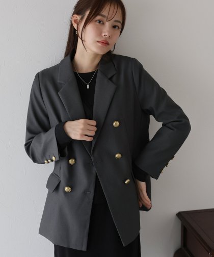 【TIME SALE】バックスリットテーラードジャケット 【TIME SALE】バックスリットテーラードジャケット