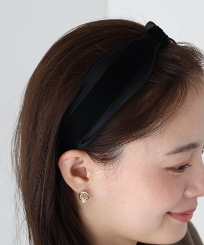 オーガンジーベロアカチューシャ オーガンジーベロアカチューシャ