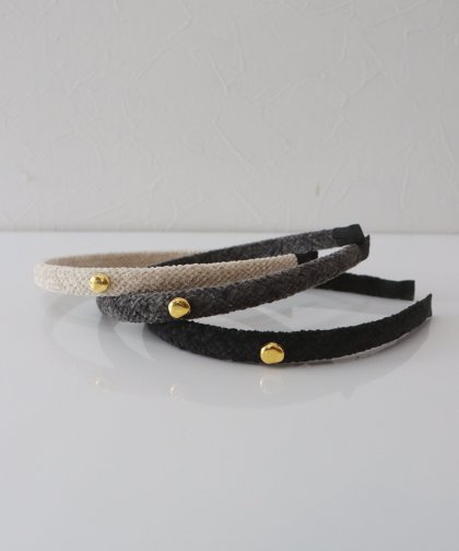 ニュアンスモチーフニットカチューシャ【ネコポス】 ニュアンスモチーフニットカチューシャ【ネコポス】