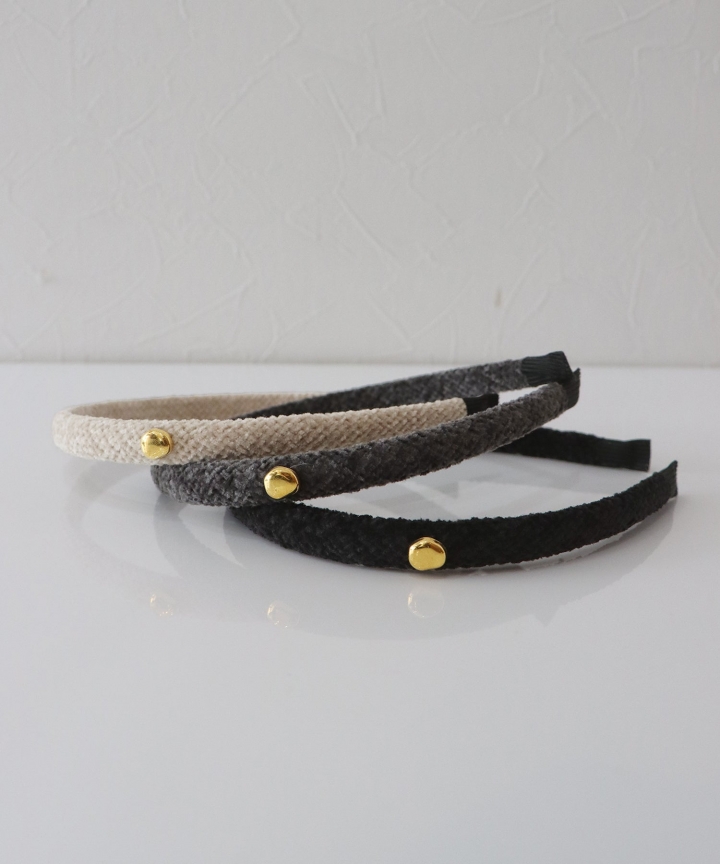 ニュアンスモチーフニットカチューシャ【ネコポス】