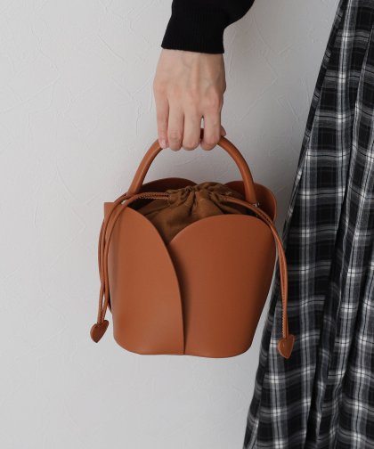 チューリップ巾着バッグ チューリップ巾着バッグ