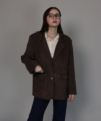 [J by blue]スウェードテーラードジャケット