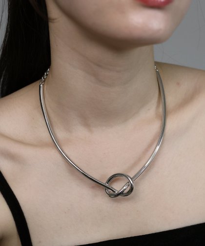 [ J by blue ]ビッグノットデザインチョーカー / ニッケルフリー【ネコポス】