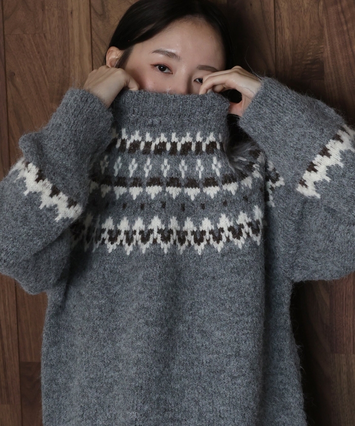 アーガイルニット