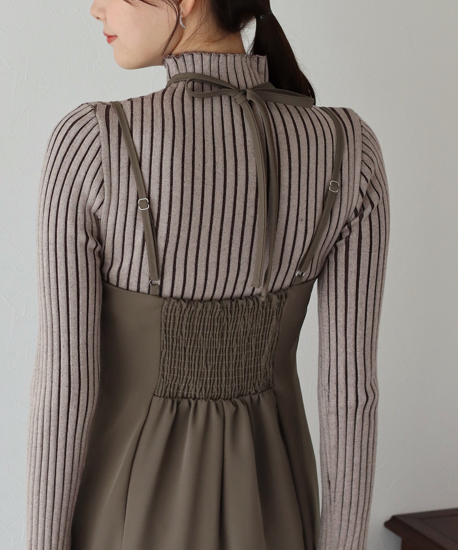 【SALE】Iラインホルターキャミワンピース