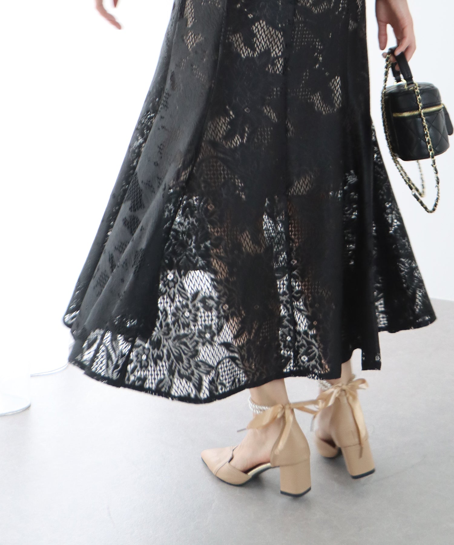 【TIME SALE】ボレロxレースマーメイドパーティードレス