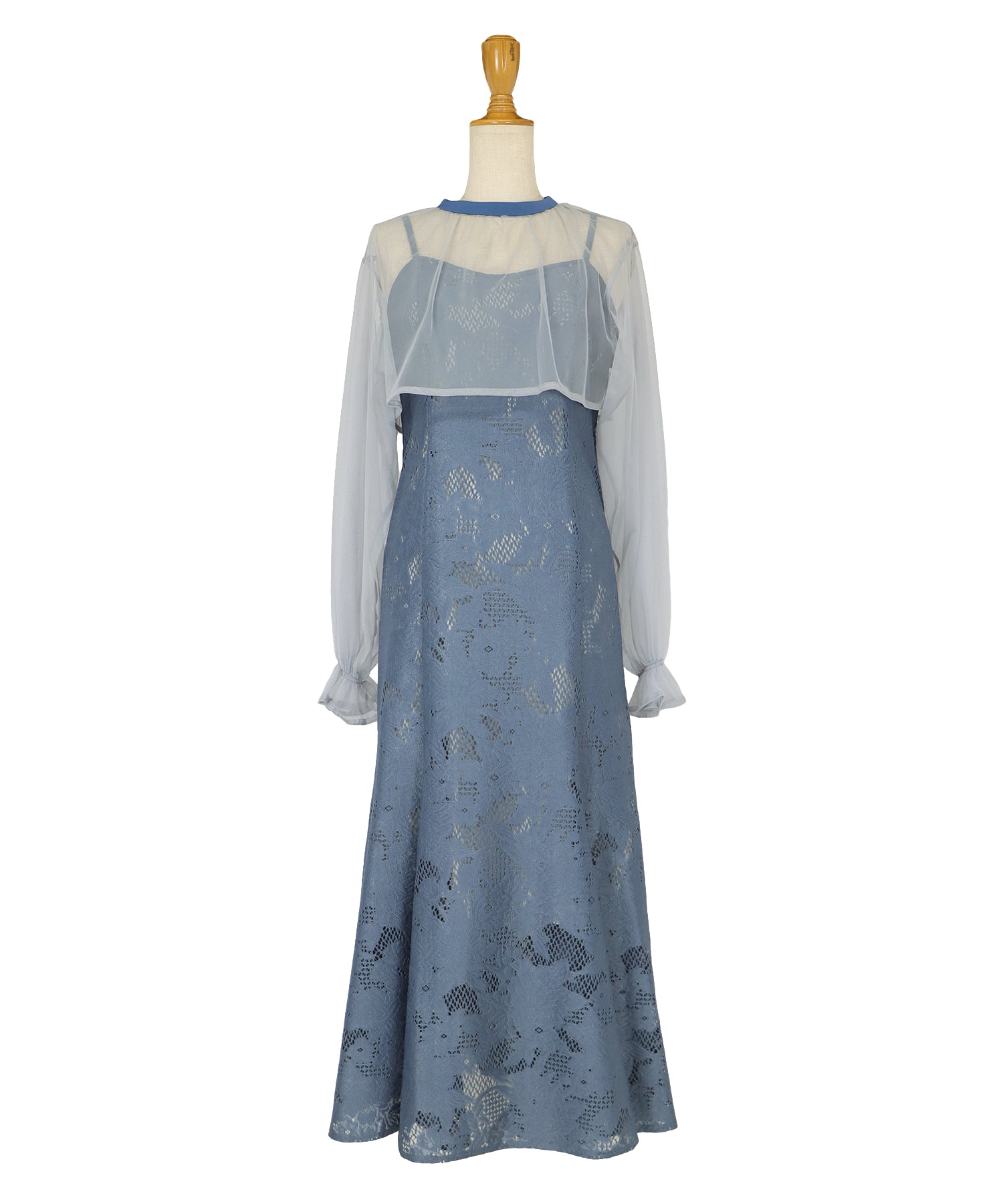 【TIME SALE】ボレロxレースマーメイドパーティードレス