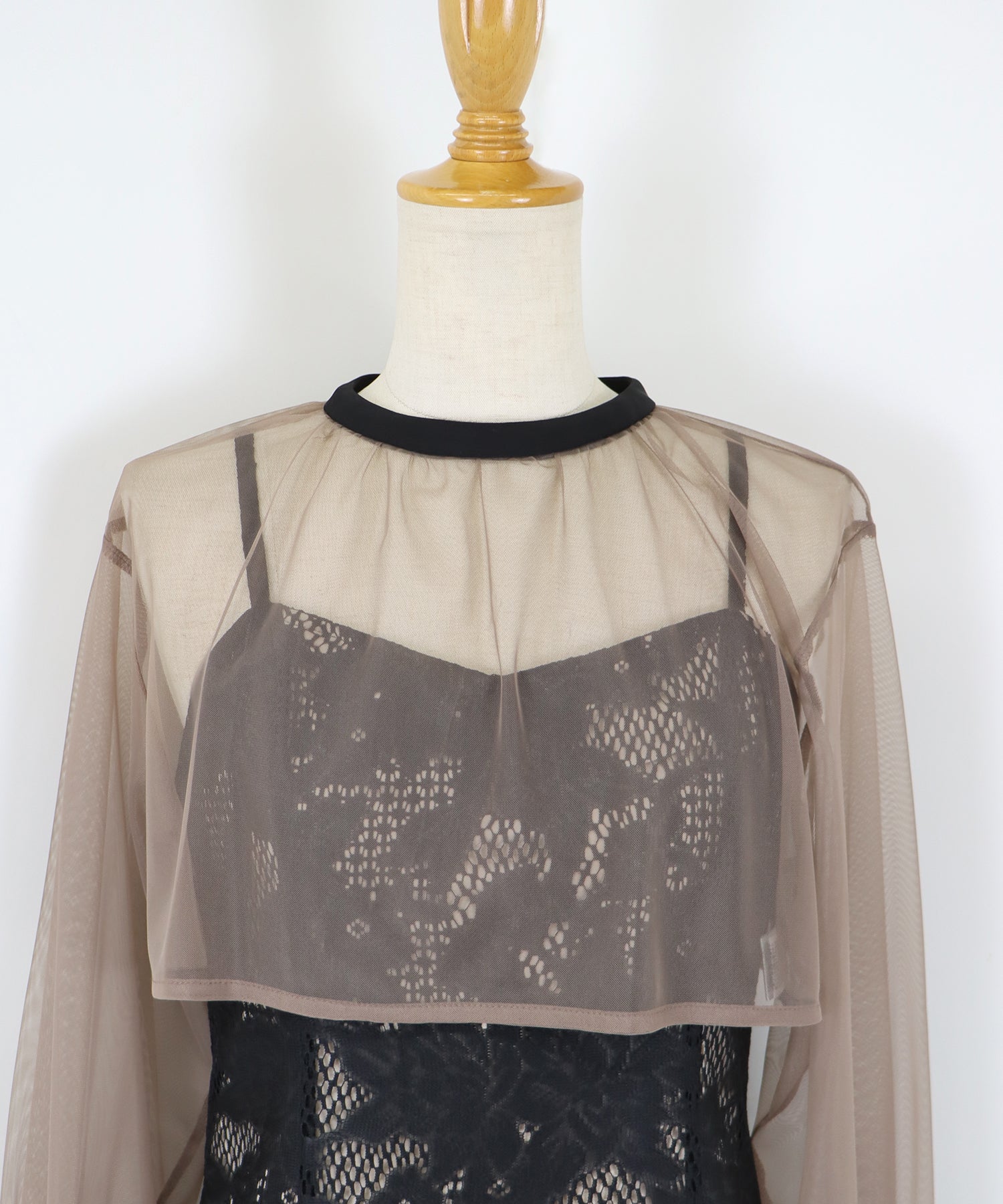 【TIME SALE】ボレロxレースマーメイドパーティードレス