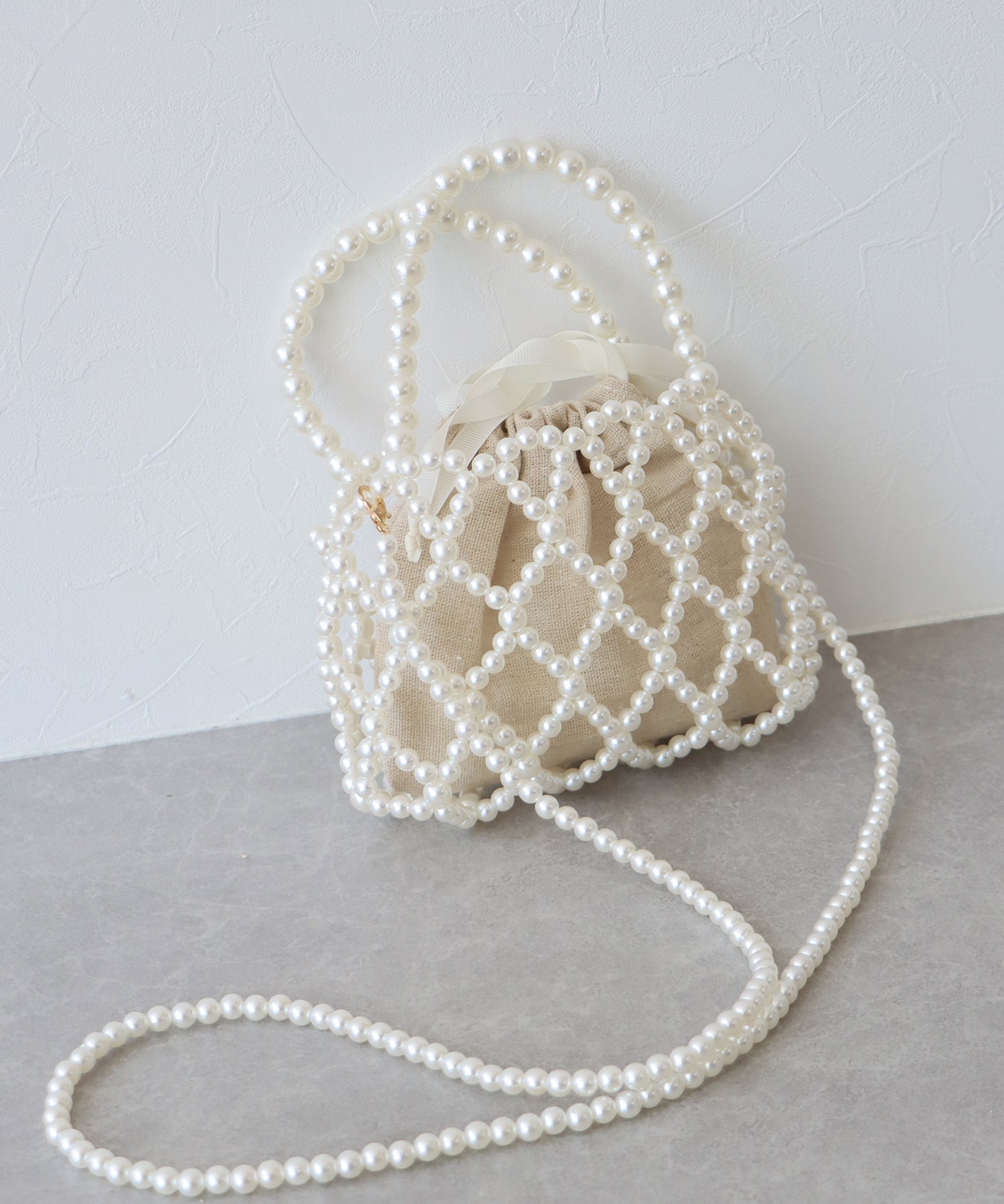 【SALE】2WAYパールショルダーバッグ