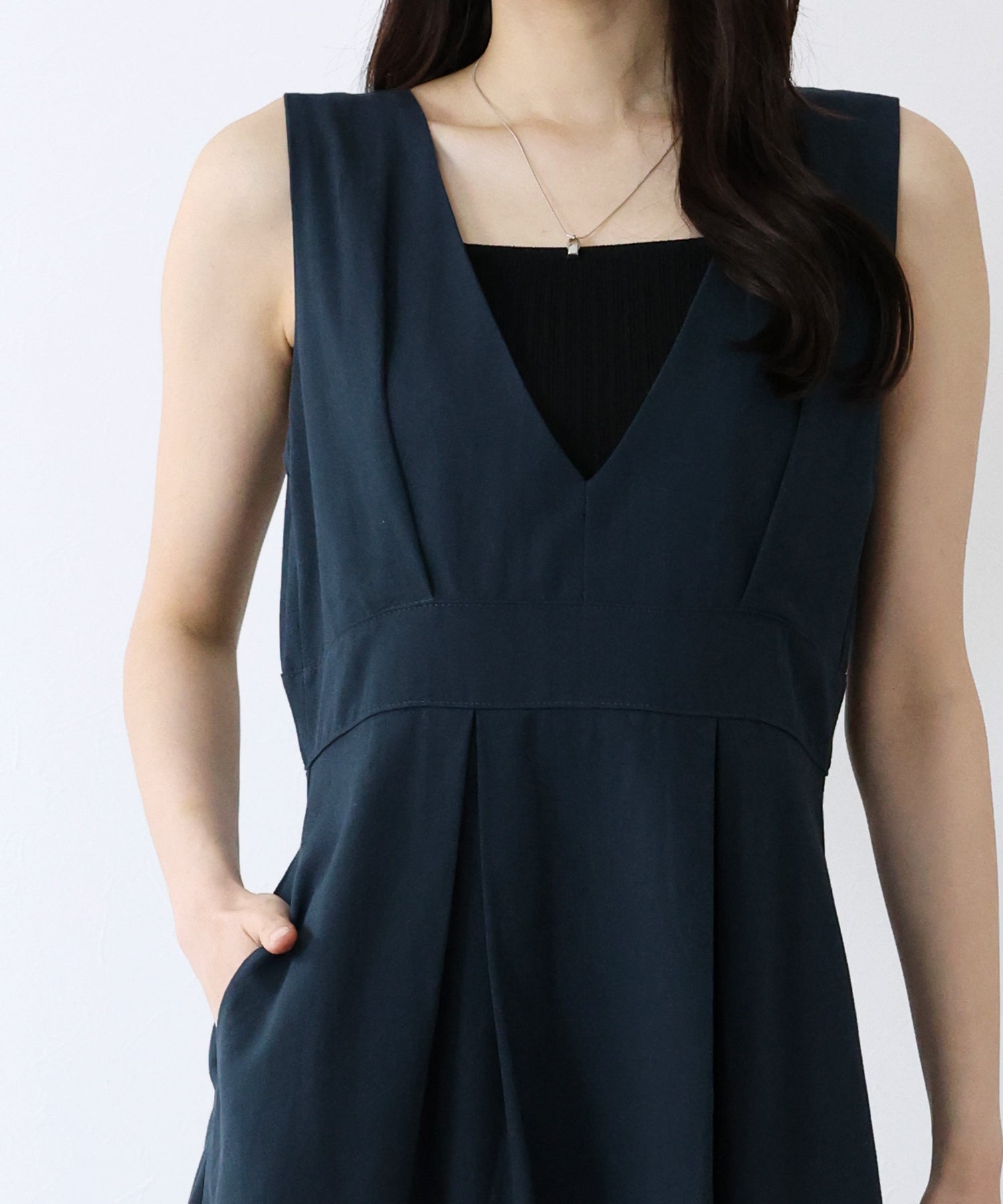 【SALE】ツイード&ツイルフレアジャンスカ