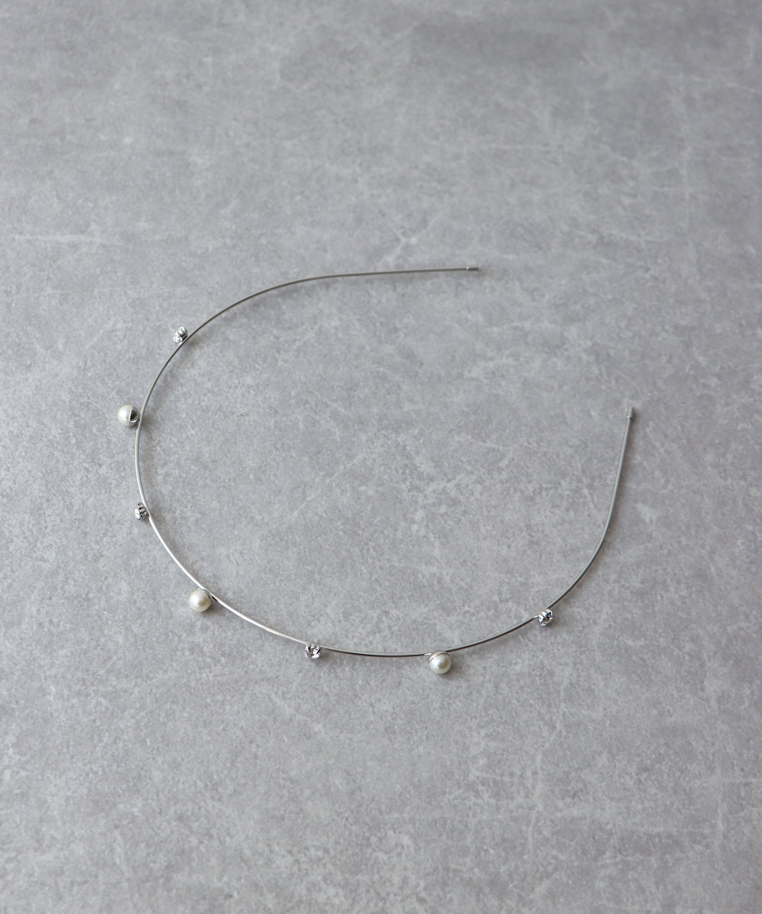 ビジュー&パールカチューシャ【ネコポス】