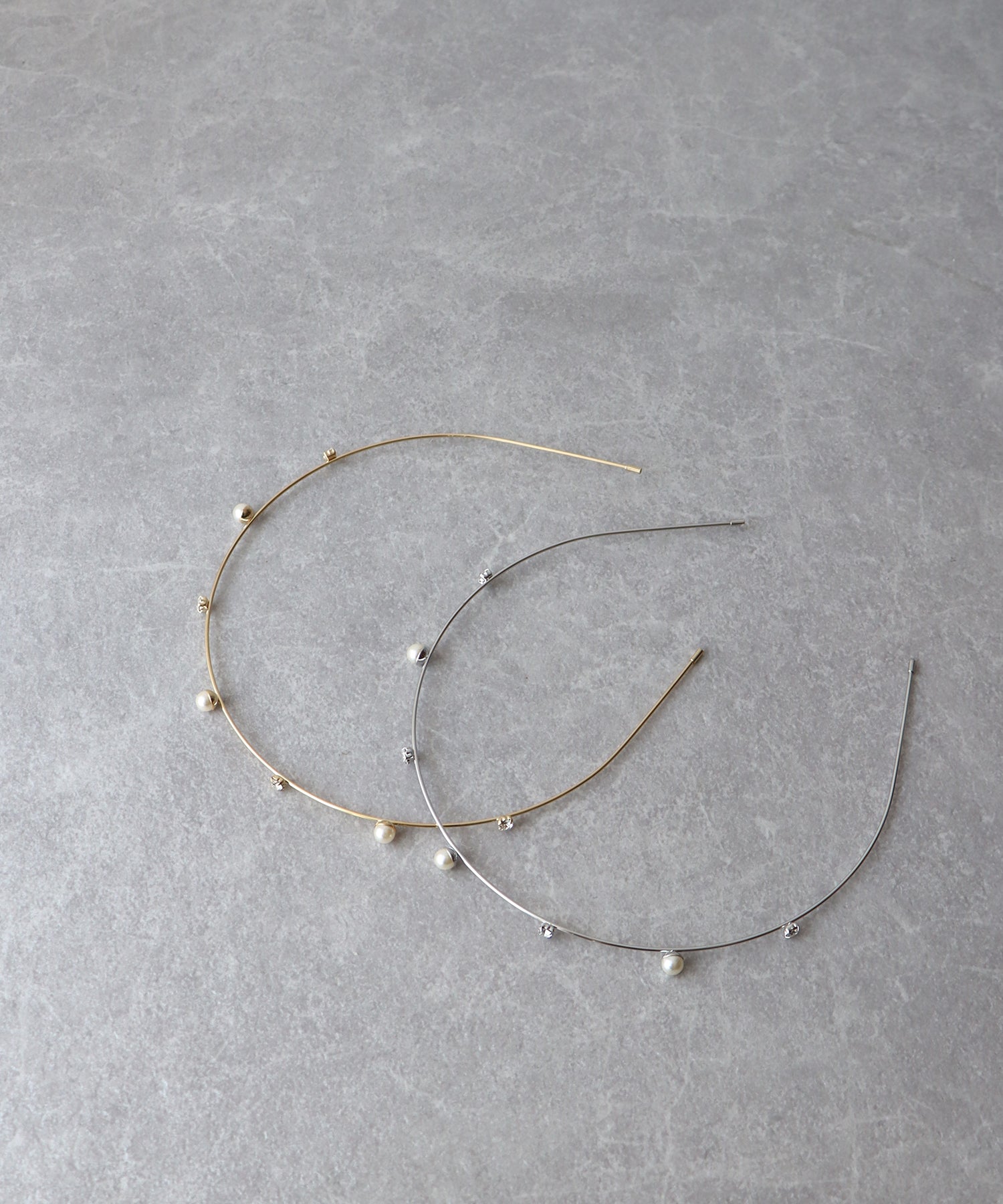 ビジュー&パールカチューシャ【ネコポス】