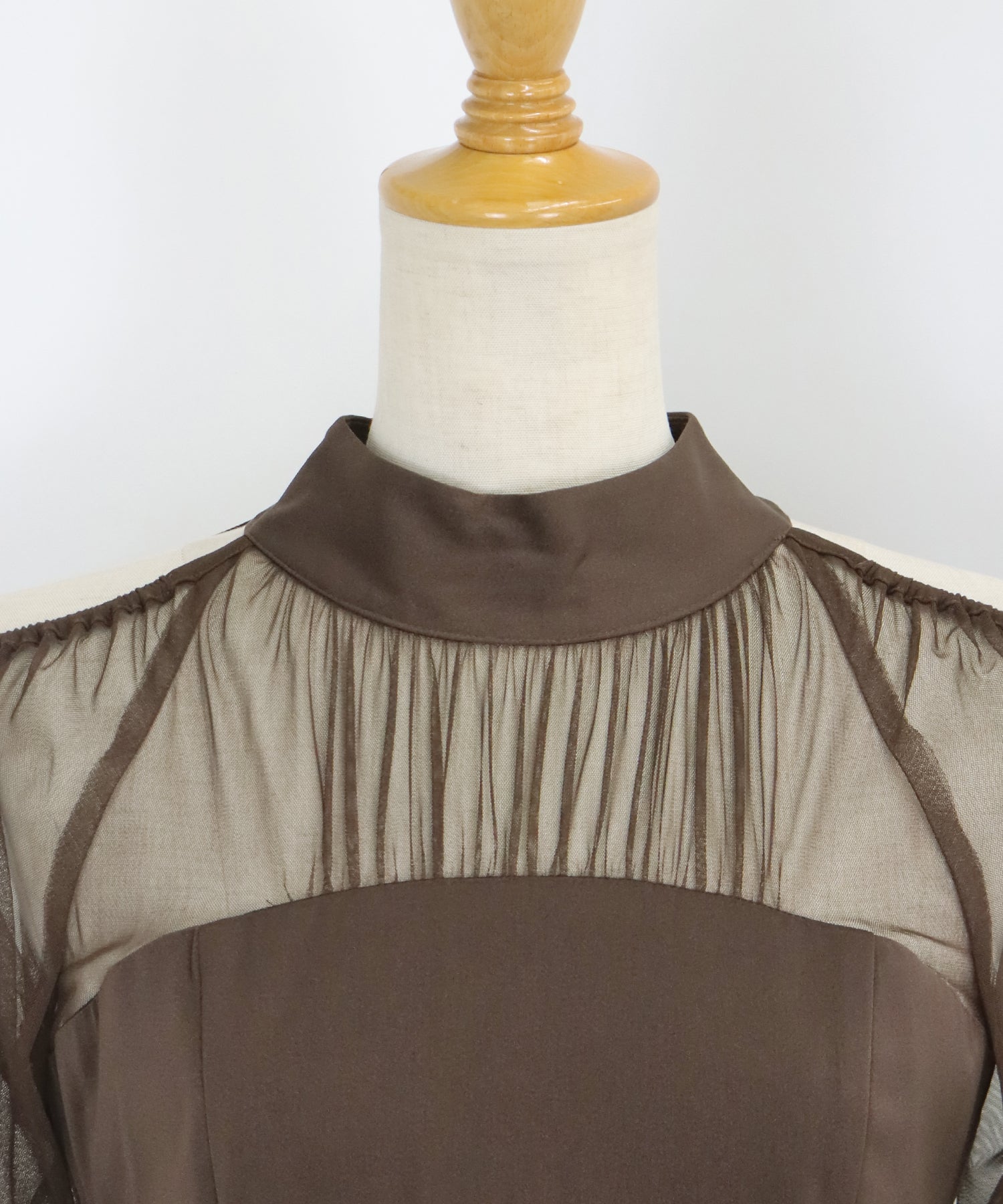 【TIME SALE】カットアウトチュールマーメイドパーティードレス