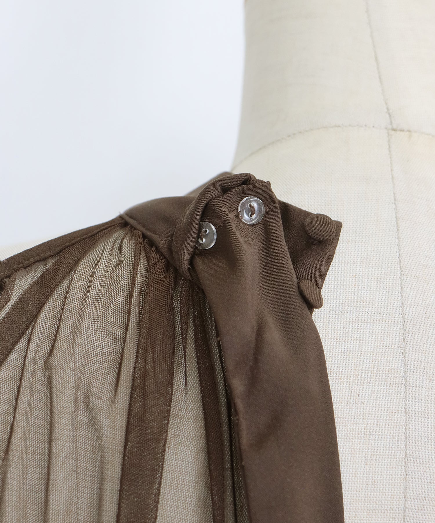 【TIME SALE】カットアウトチュールマーメイドパーティードレス