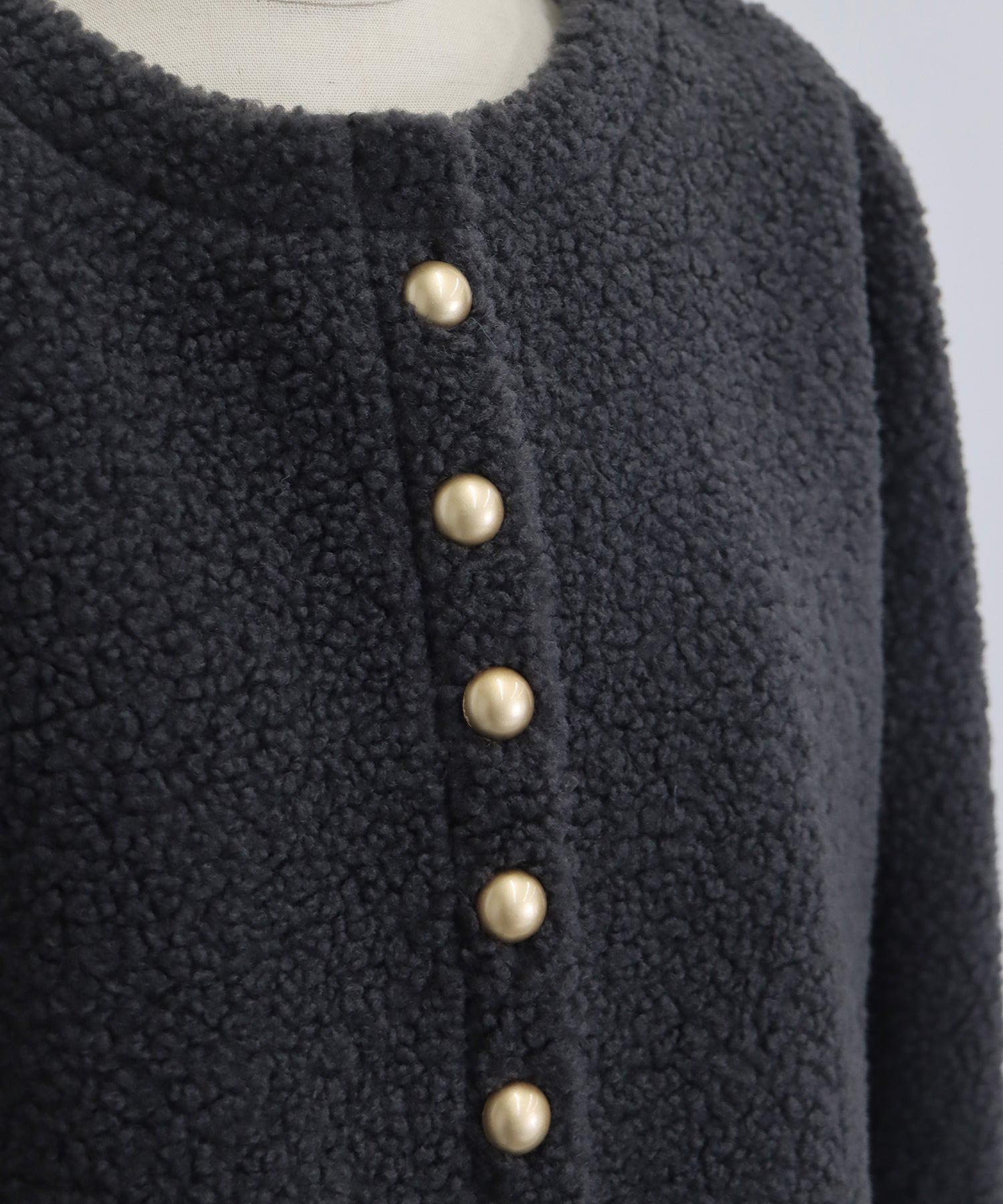 【SALE】もこもこペプラムコート