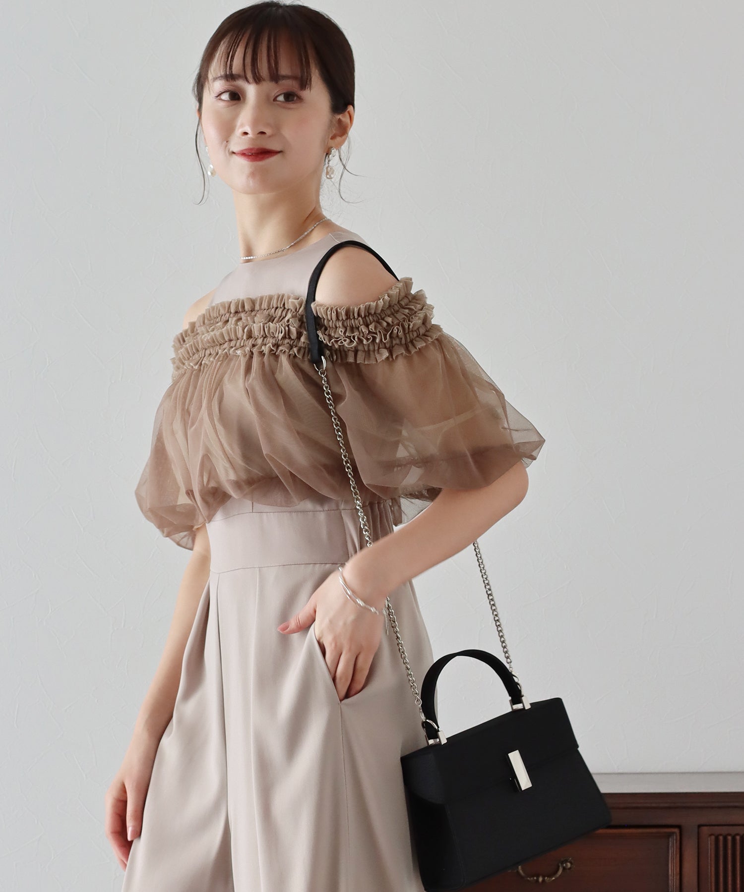 【TIME SALE】パンツドレス オールインワン