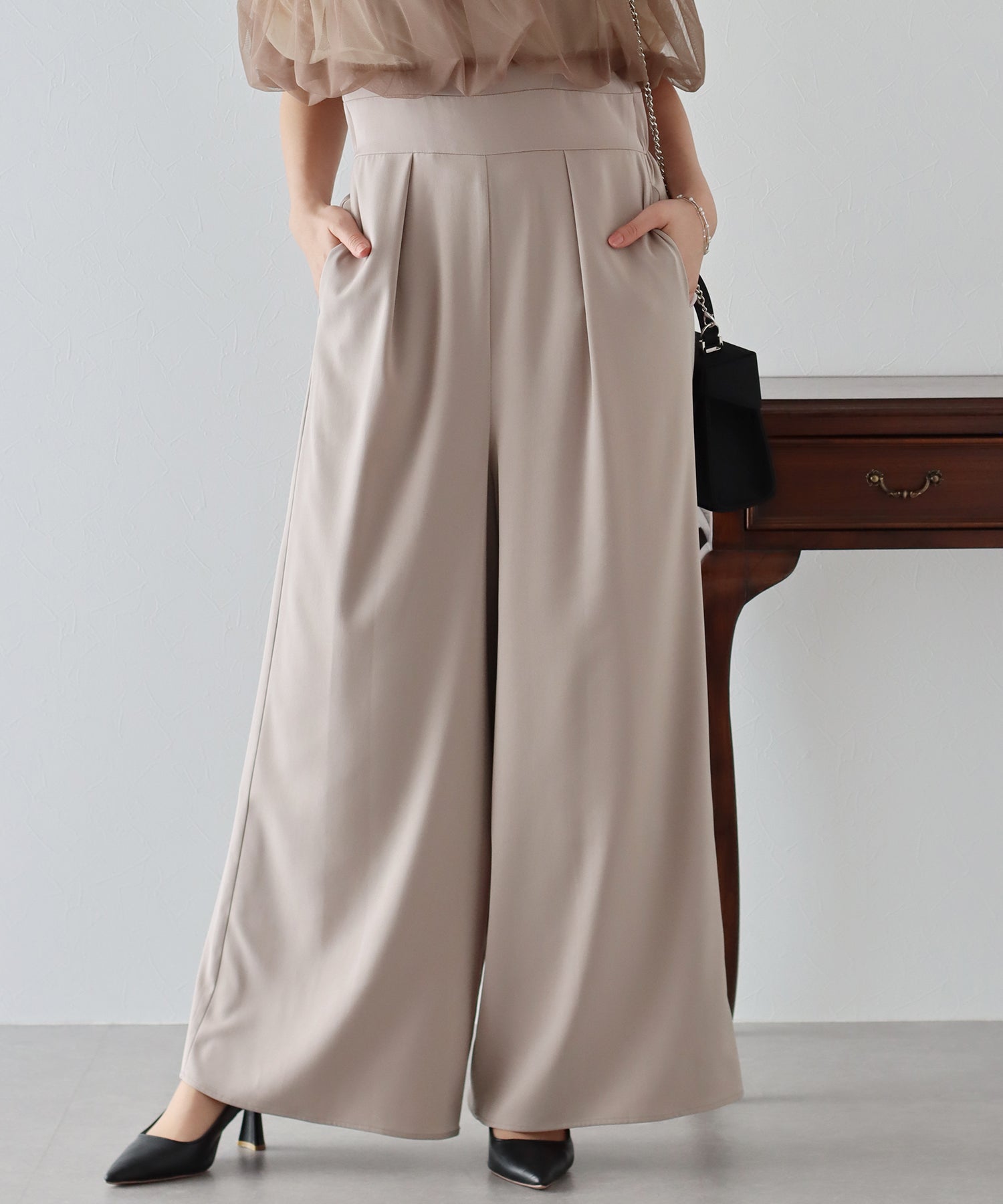 【TIME SALE】パンツドレス オールインワン