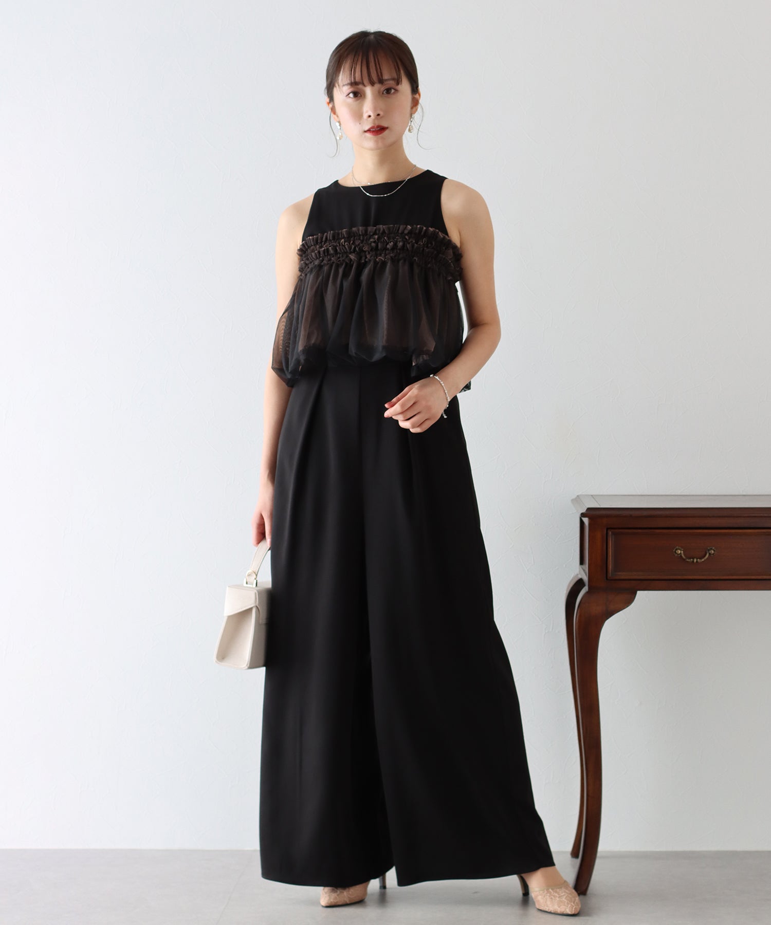 【TIME SALE】パンツドレス オールインワン