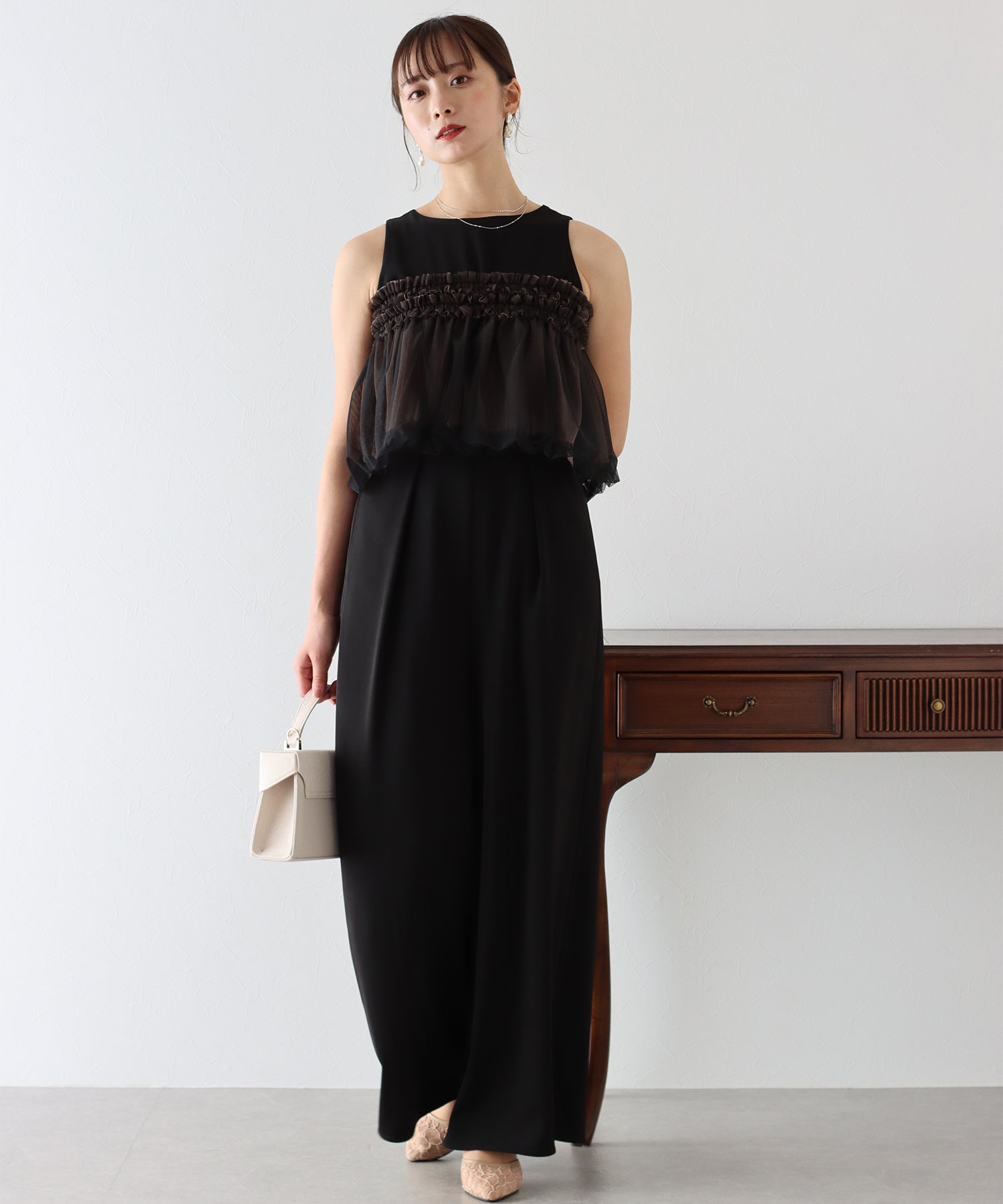 【TIME SALE】パンツドレス オールインワン