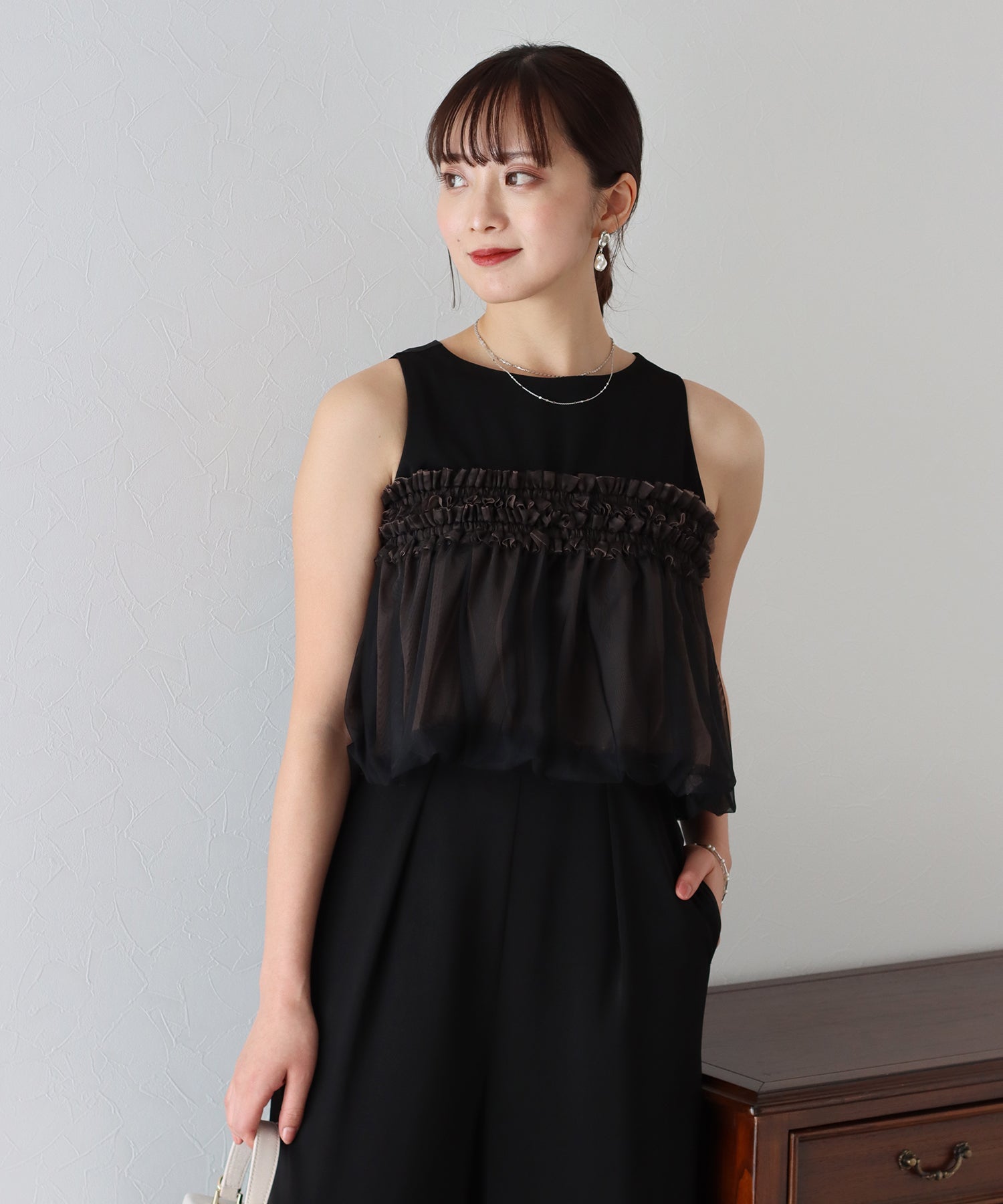 【TIME SALE】パンツドレス オールインワン