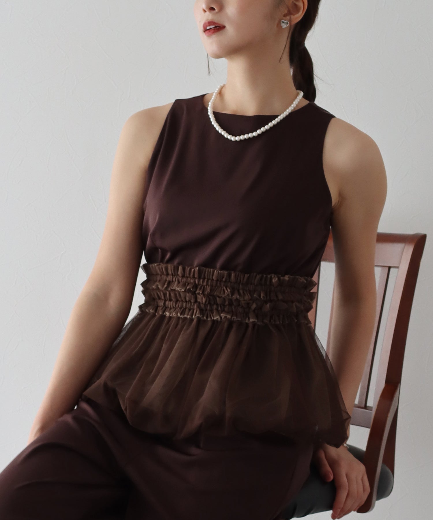 【TIME SALE】パンツドレス オールインワン