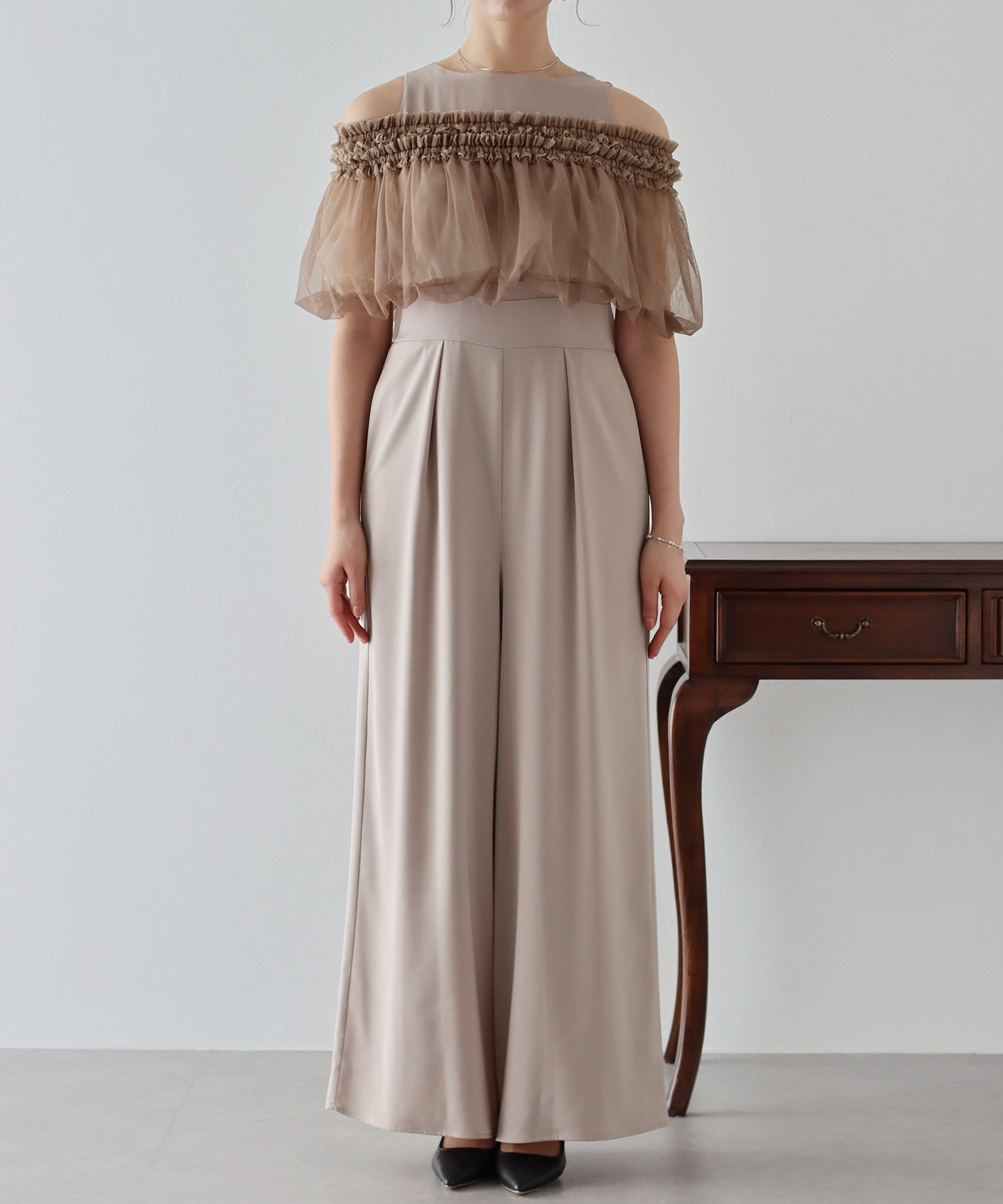 【TIME SALE】パンツドレス オールインワン