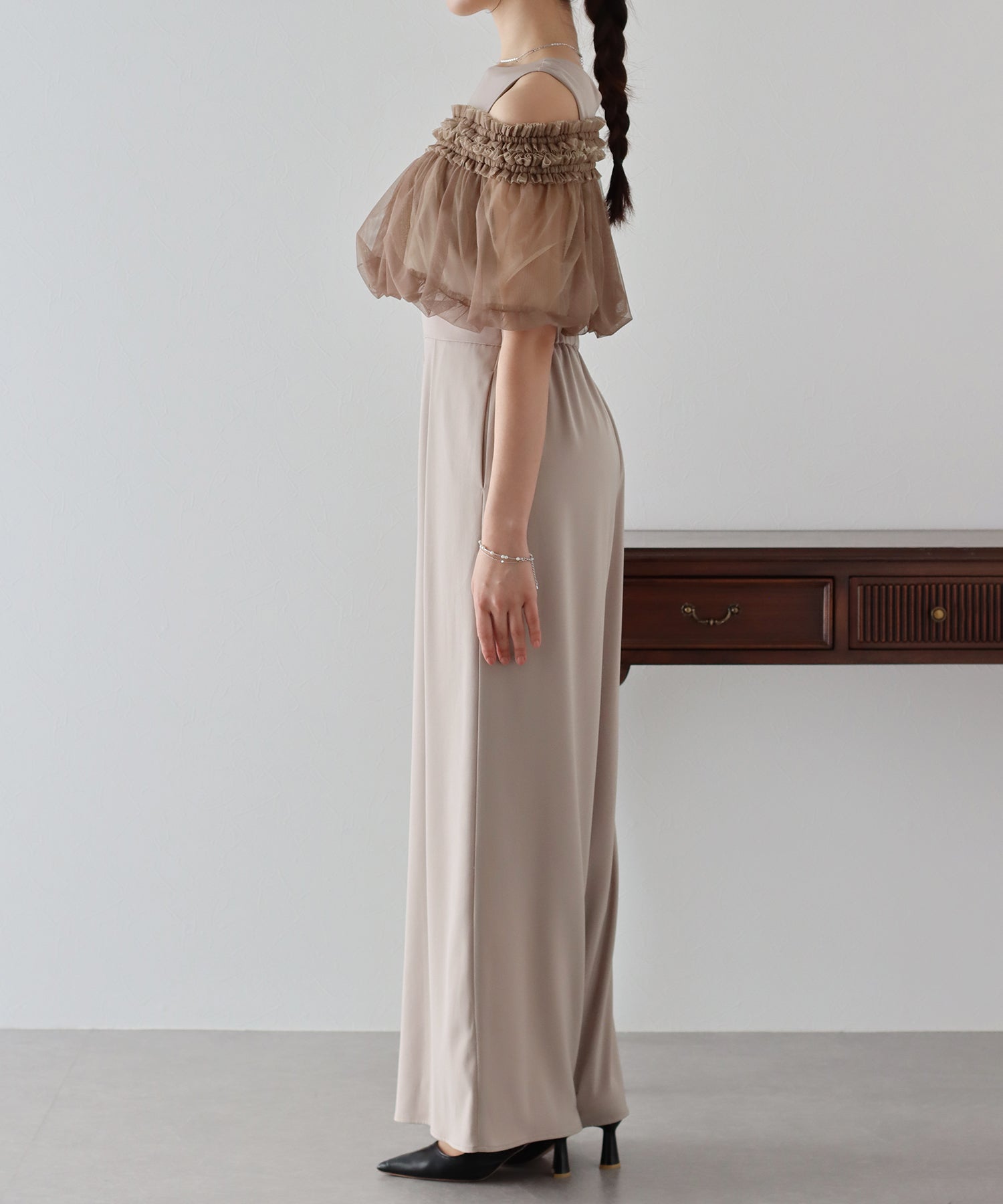 【TIME SALE】パンツドレス オールインワン