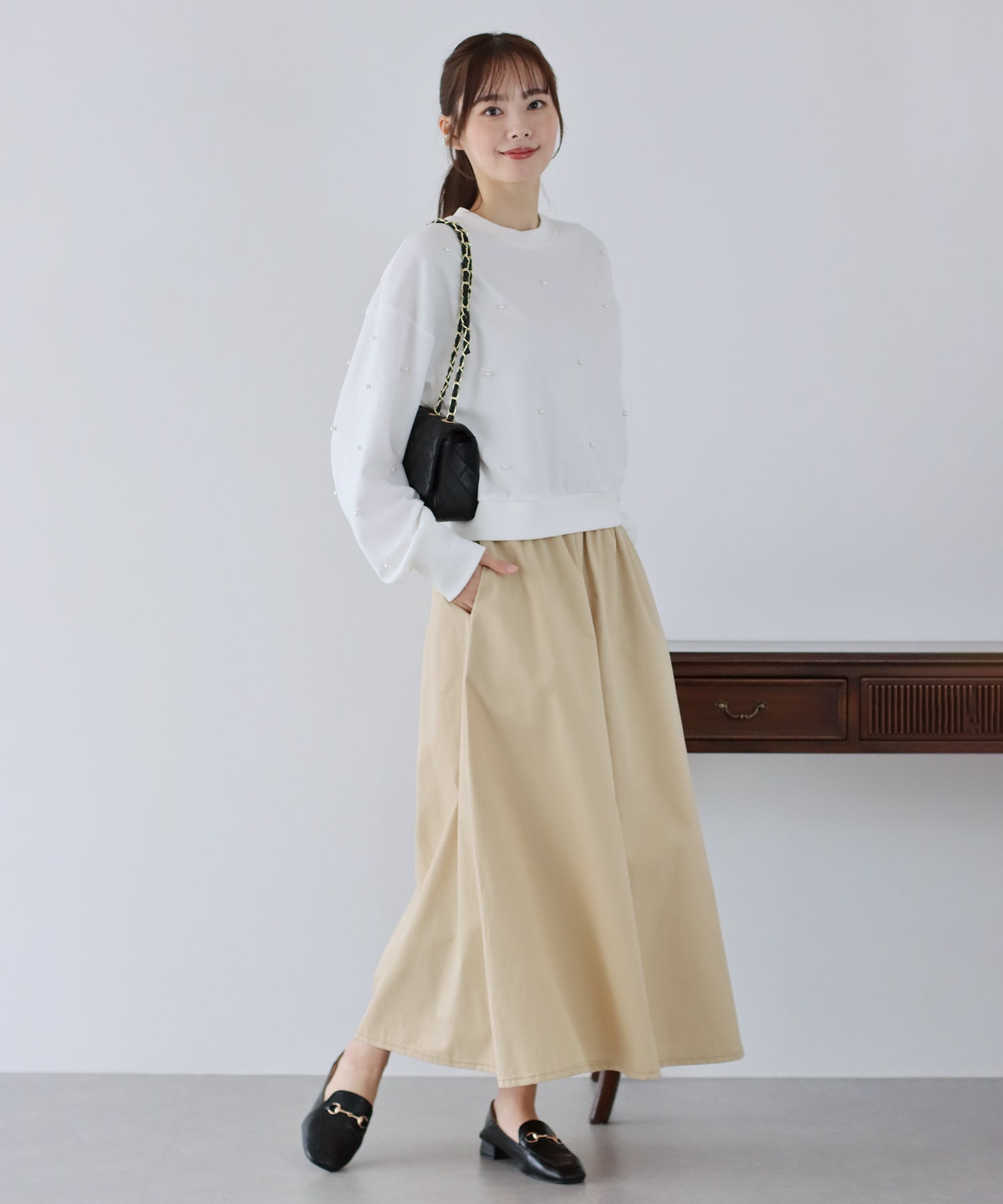 【SALE】コットンロングスカート