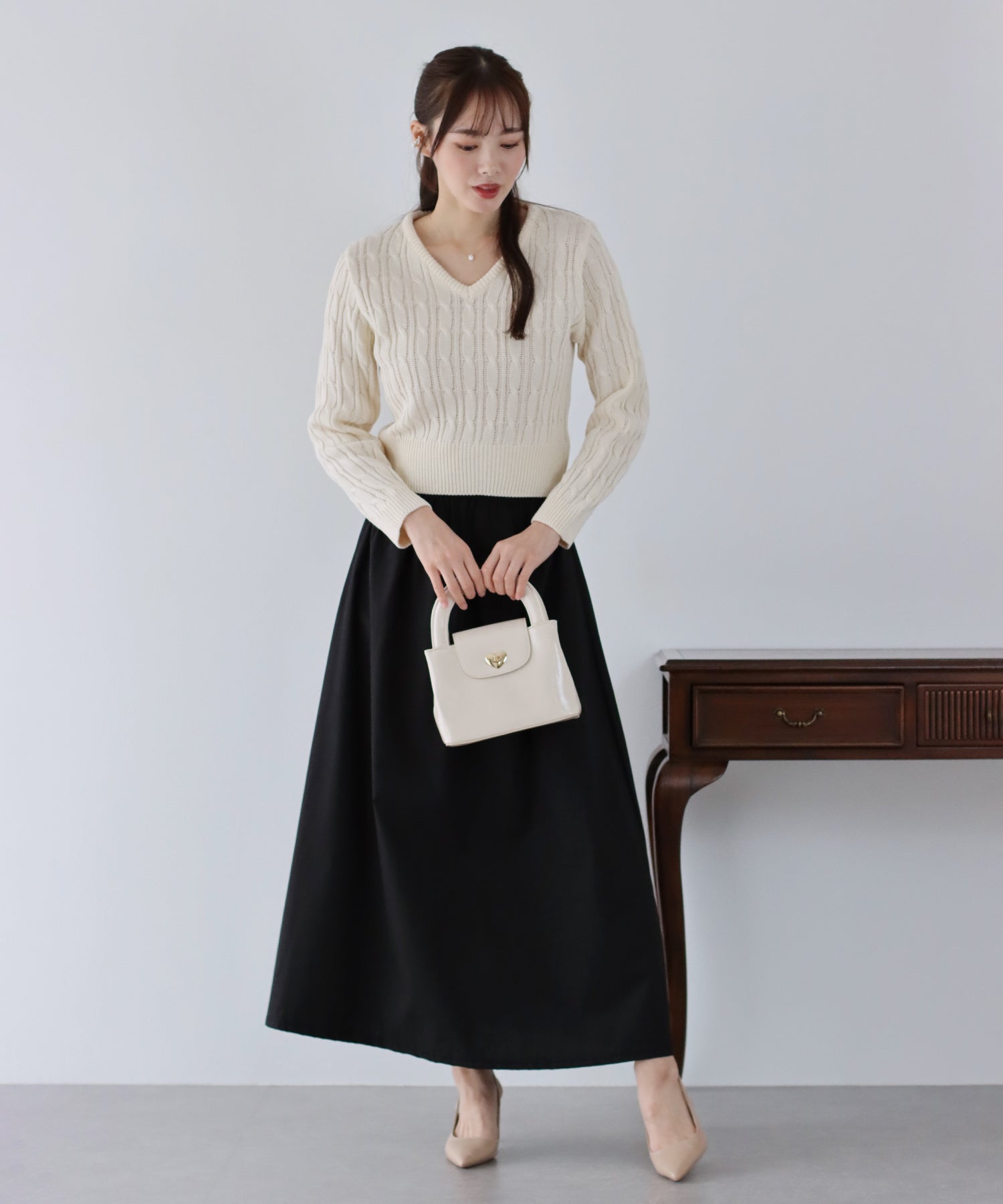 【SALE】コットンロングスカート