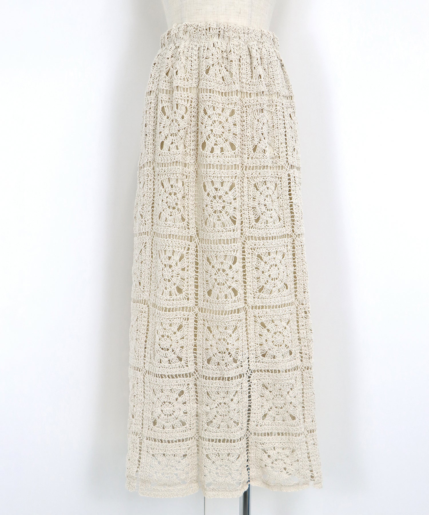 【SALE】クロシェレースロングスカート