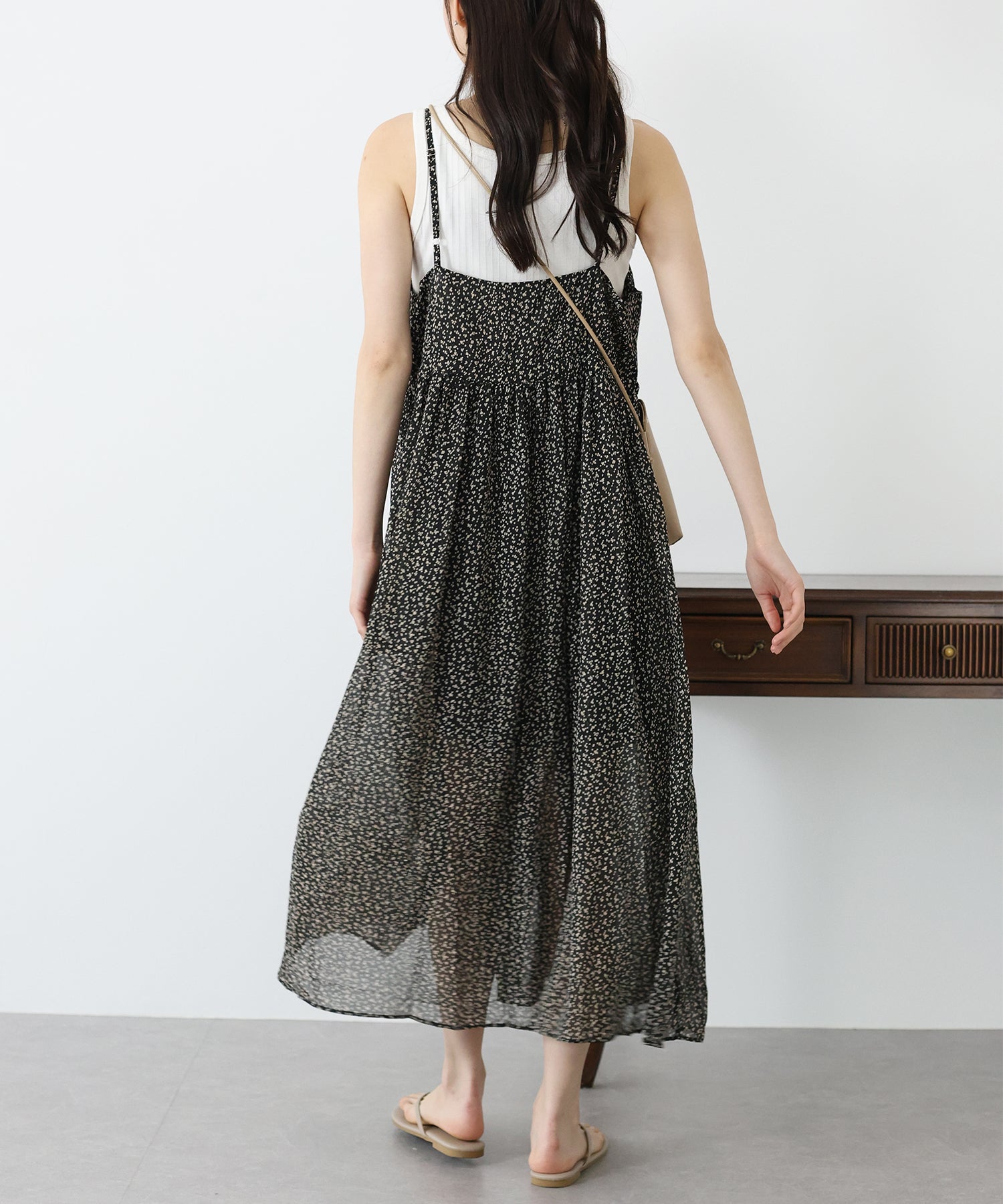 【SALE】プリントキャミワンピース