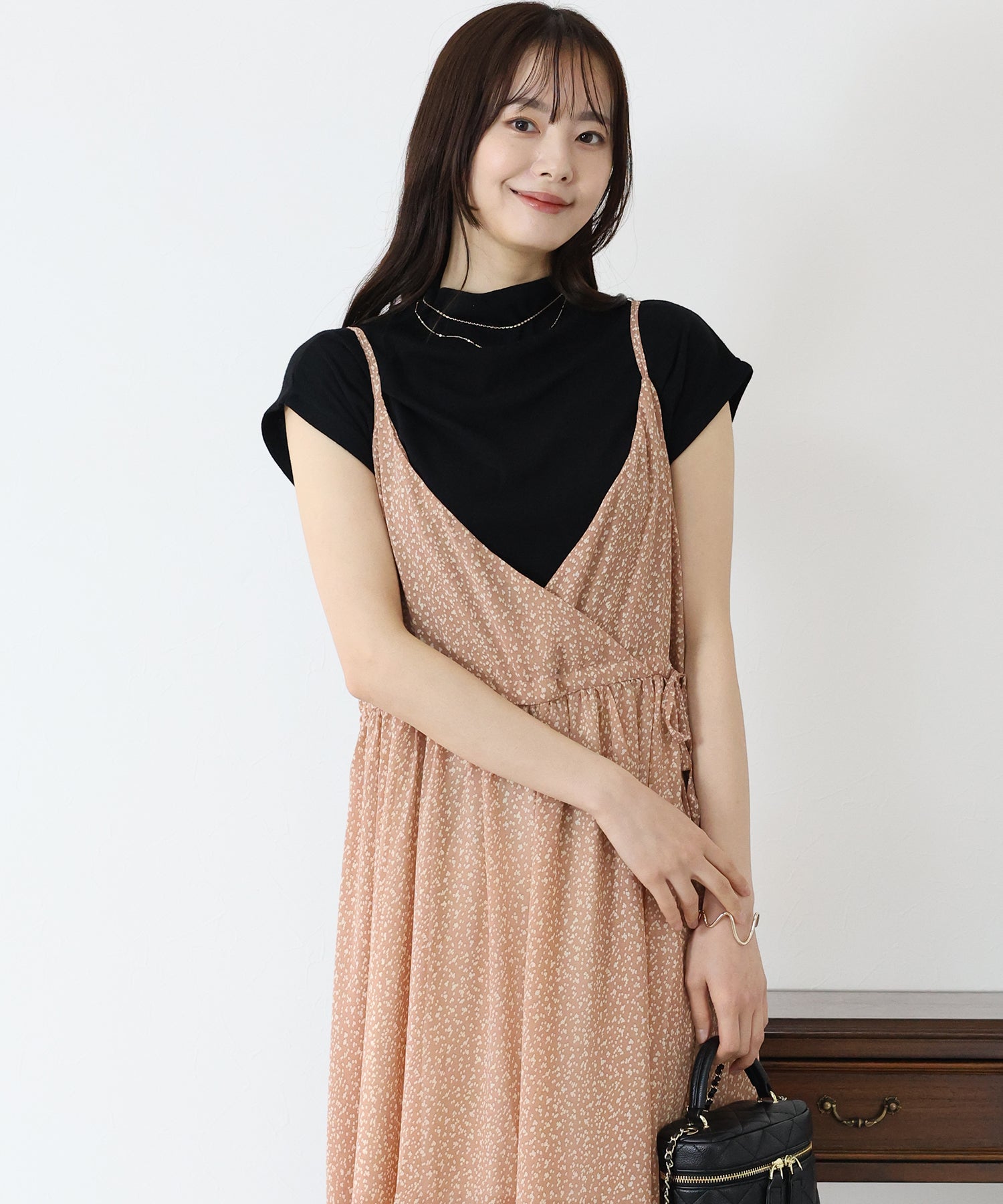 【SALE】プリントキャミワンピース