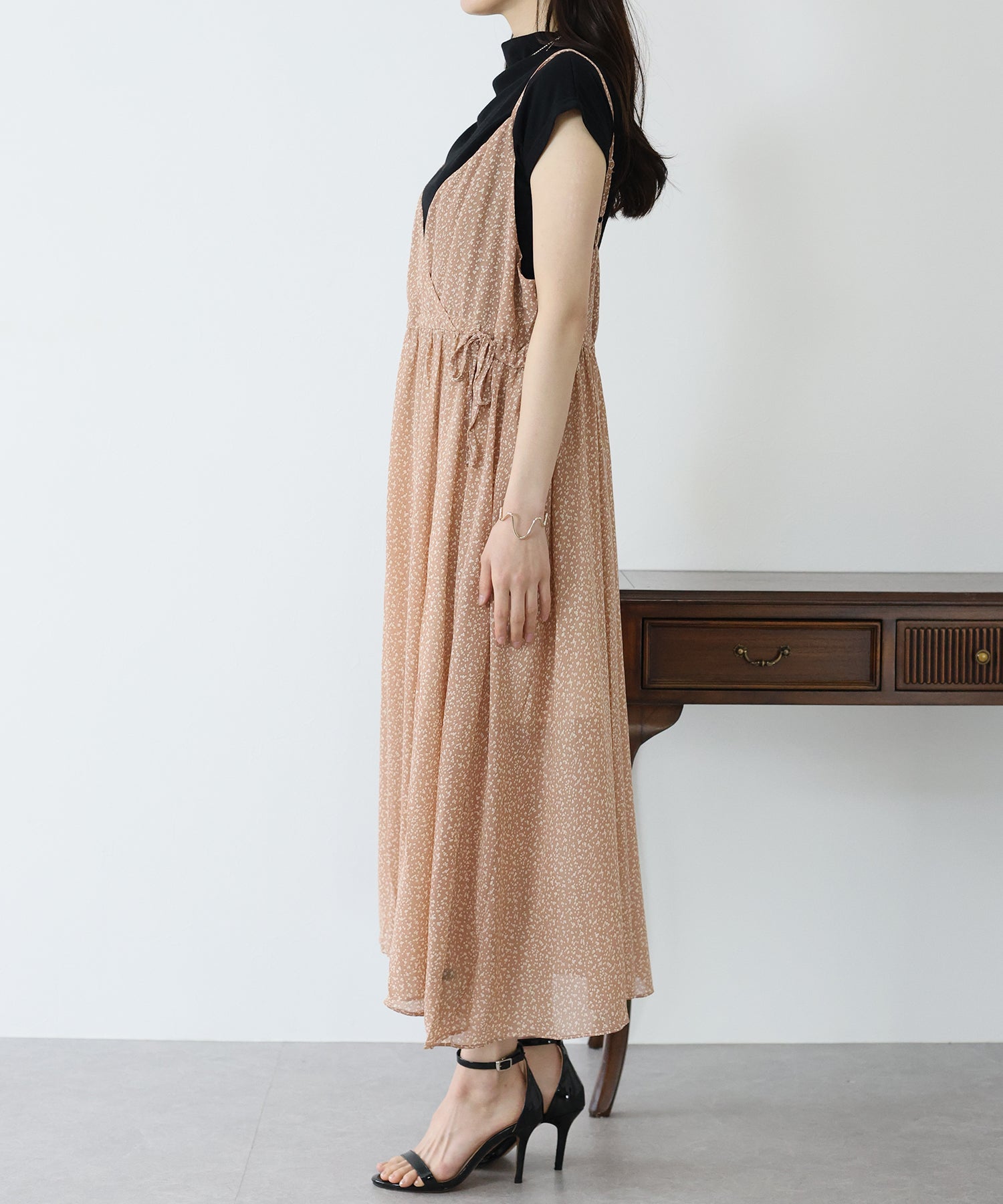 【SALE】プリントキャミワンピース