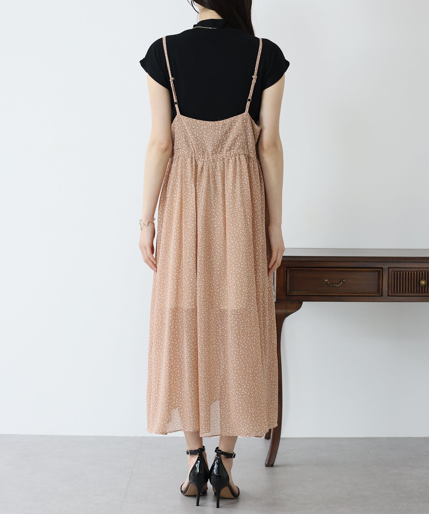 【SALE】プリントキャミワンピース