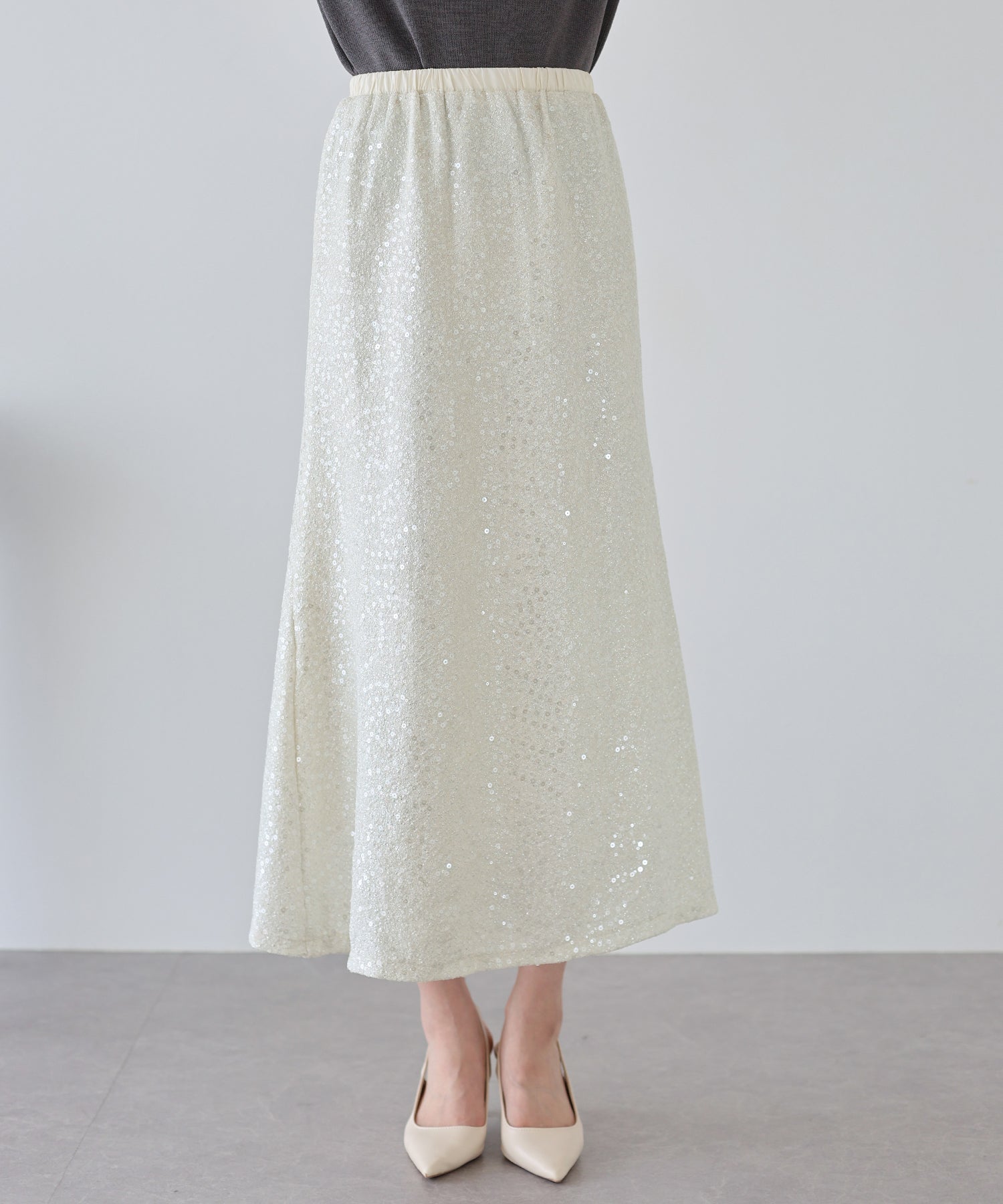 【SALE】スパンコールラメマーメイドスカート