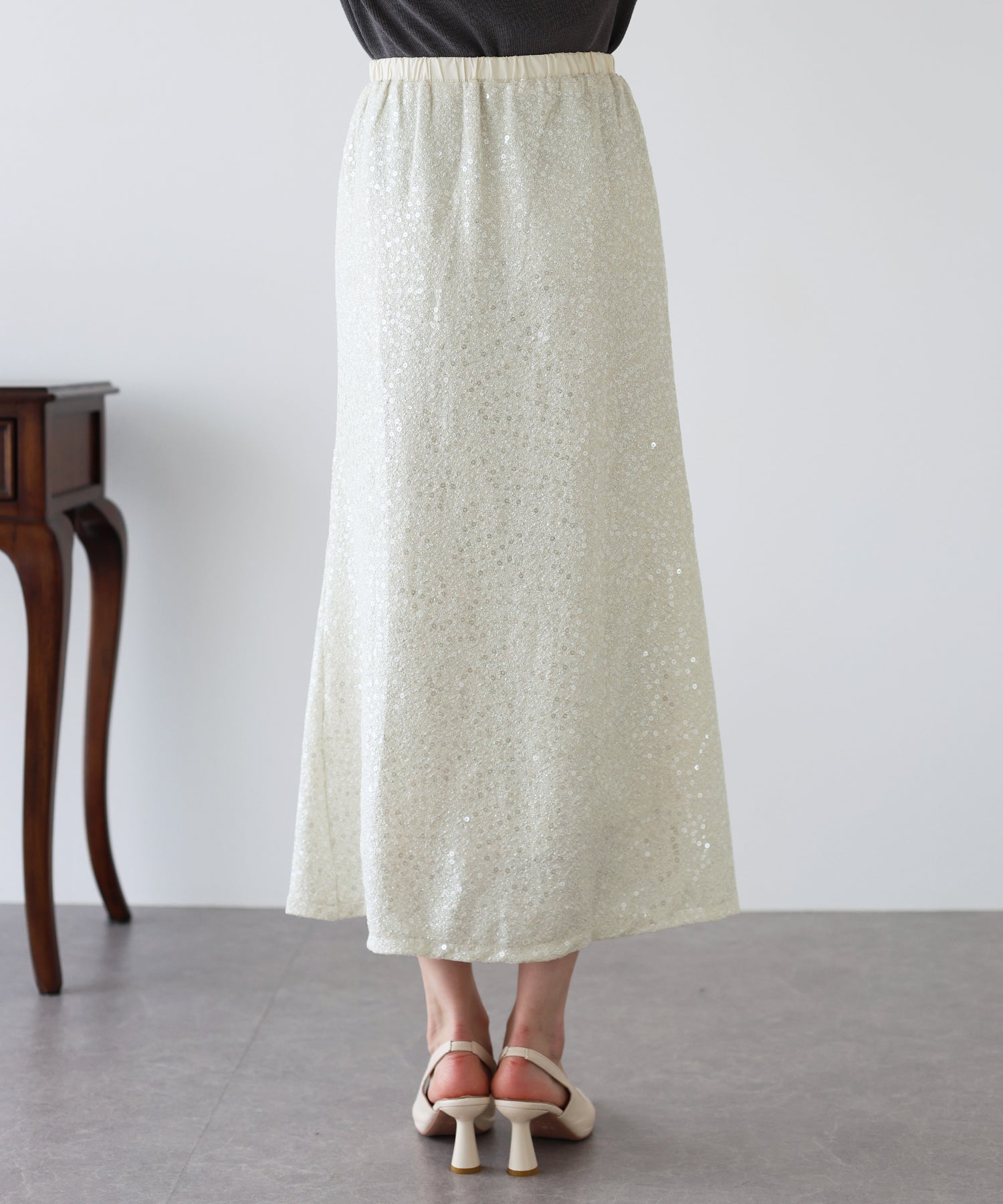 【SALE】スパンコールラメマーメイドスカート