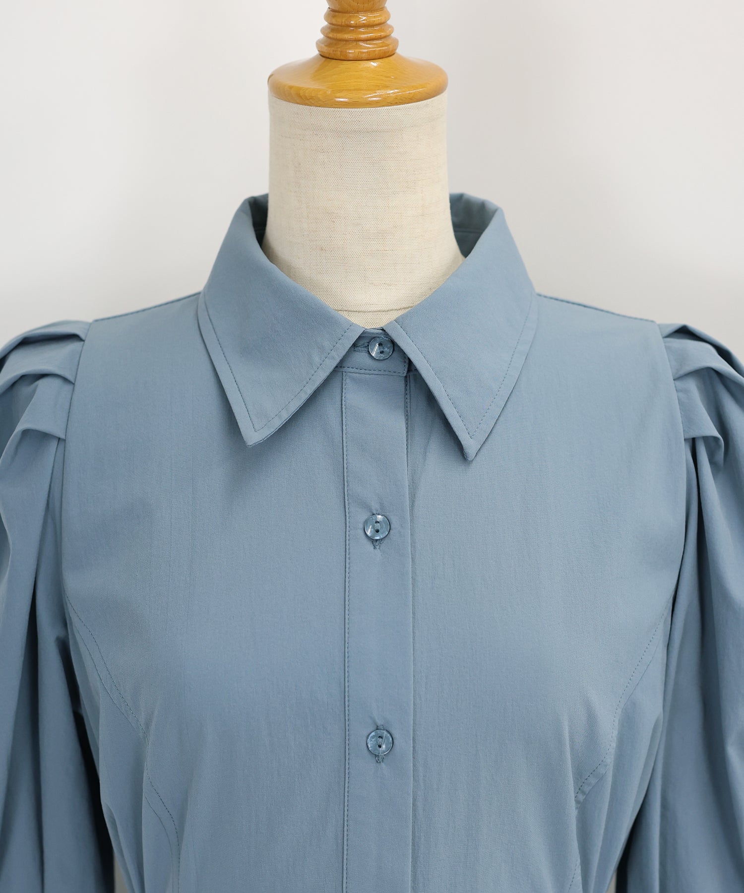 【SALE】リボンシャツワンピース