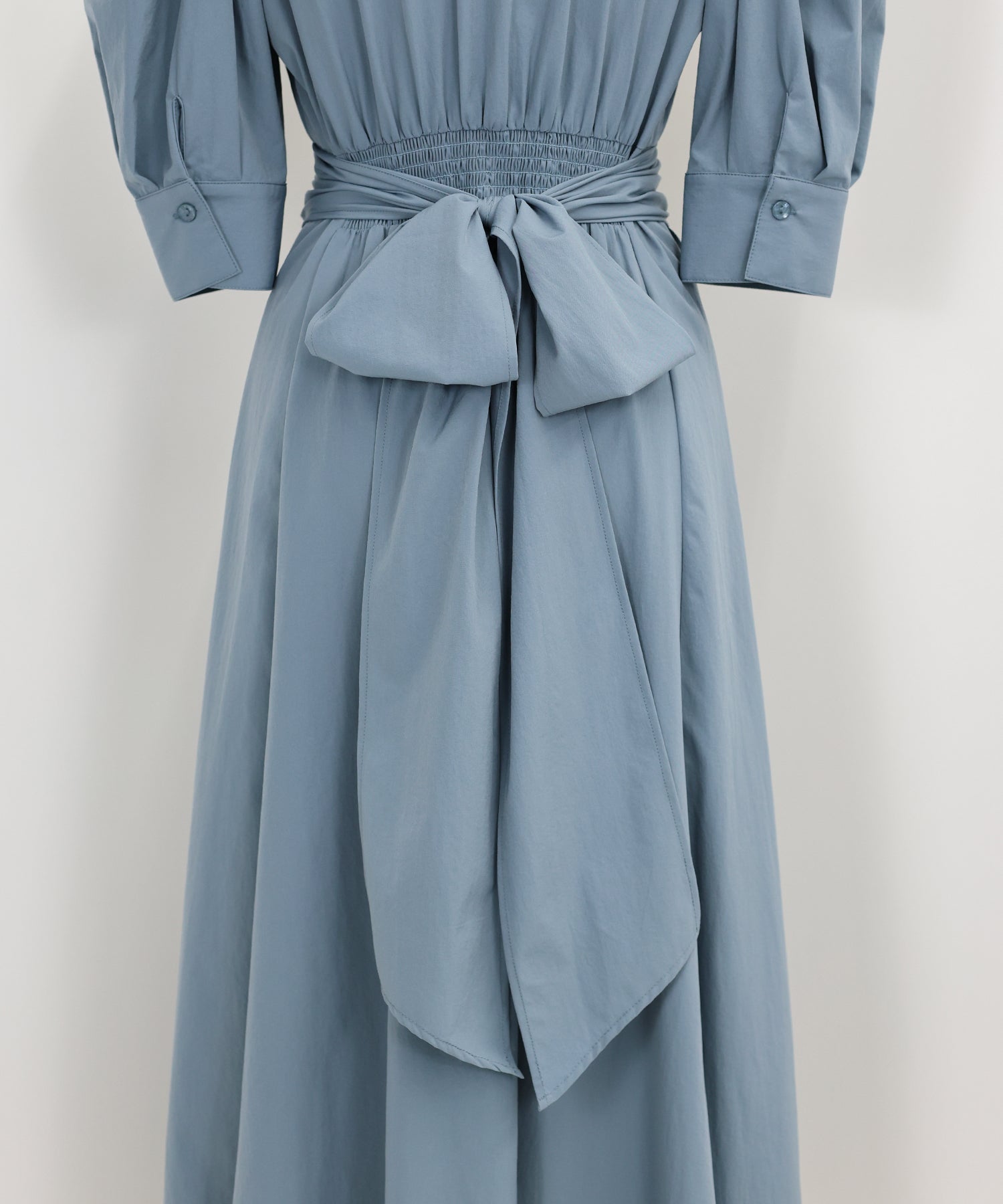 【SALE】リボンシャツワンピース