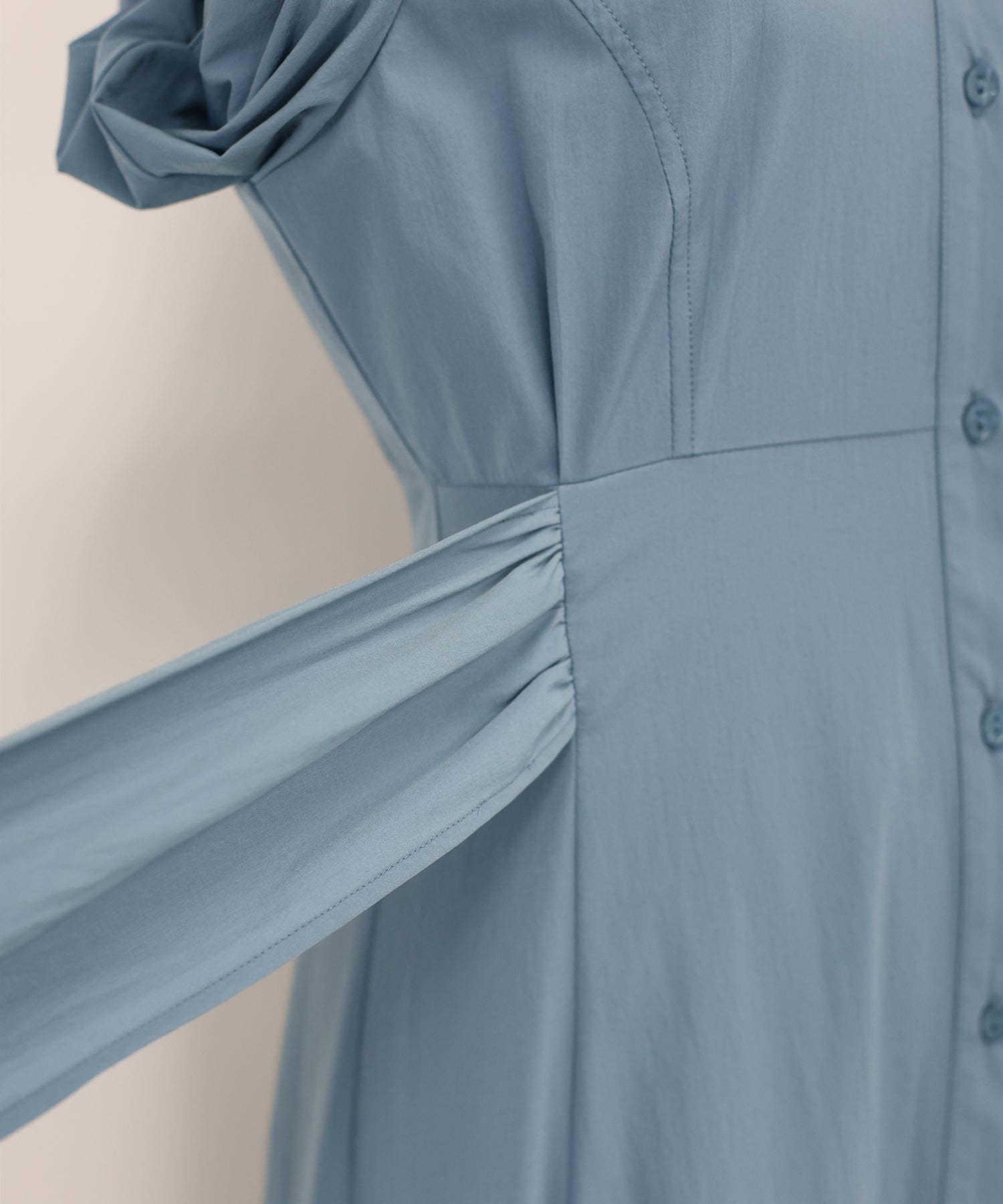 【SALE】リボンシャツワンピース