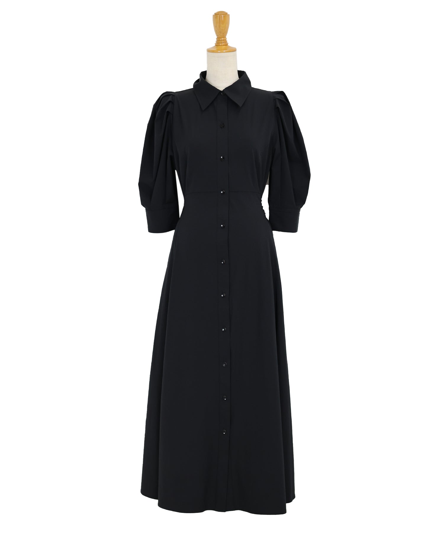 【SALE】リボンシャツワンピース