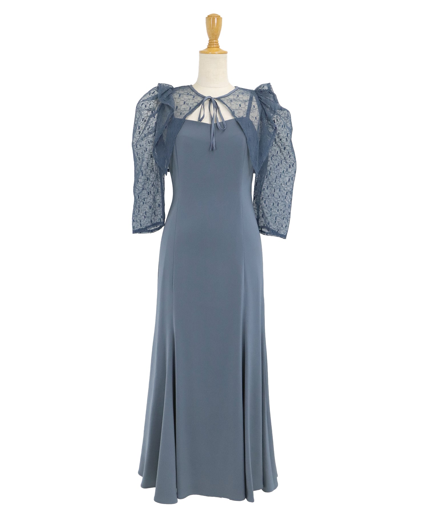 【TIME SALE】フリルレースボレロ×マーメイドワンピースドレス