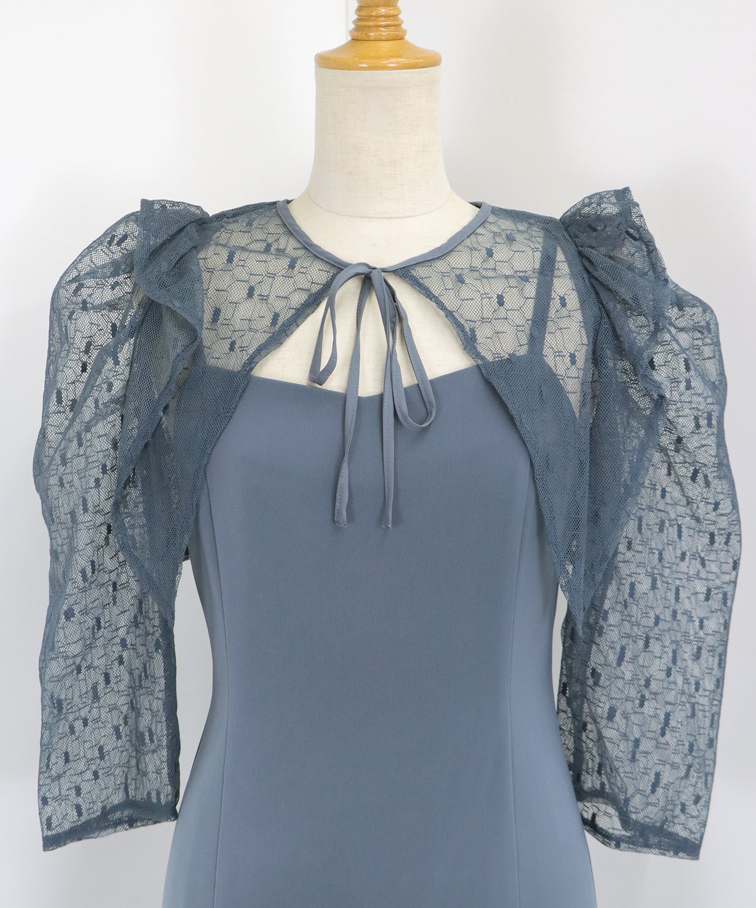 【TIME SALE】フリルレースボレロ×マーメイドワンピースドレス