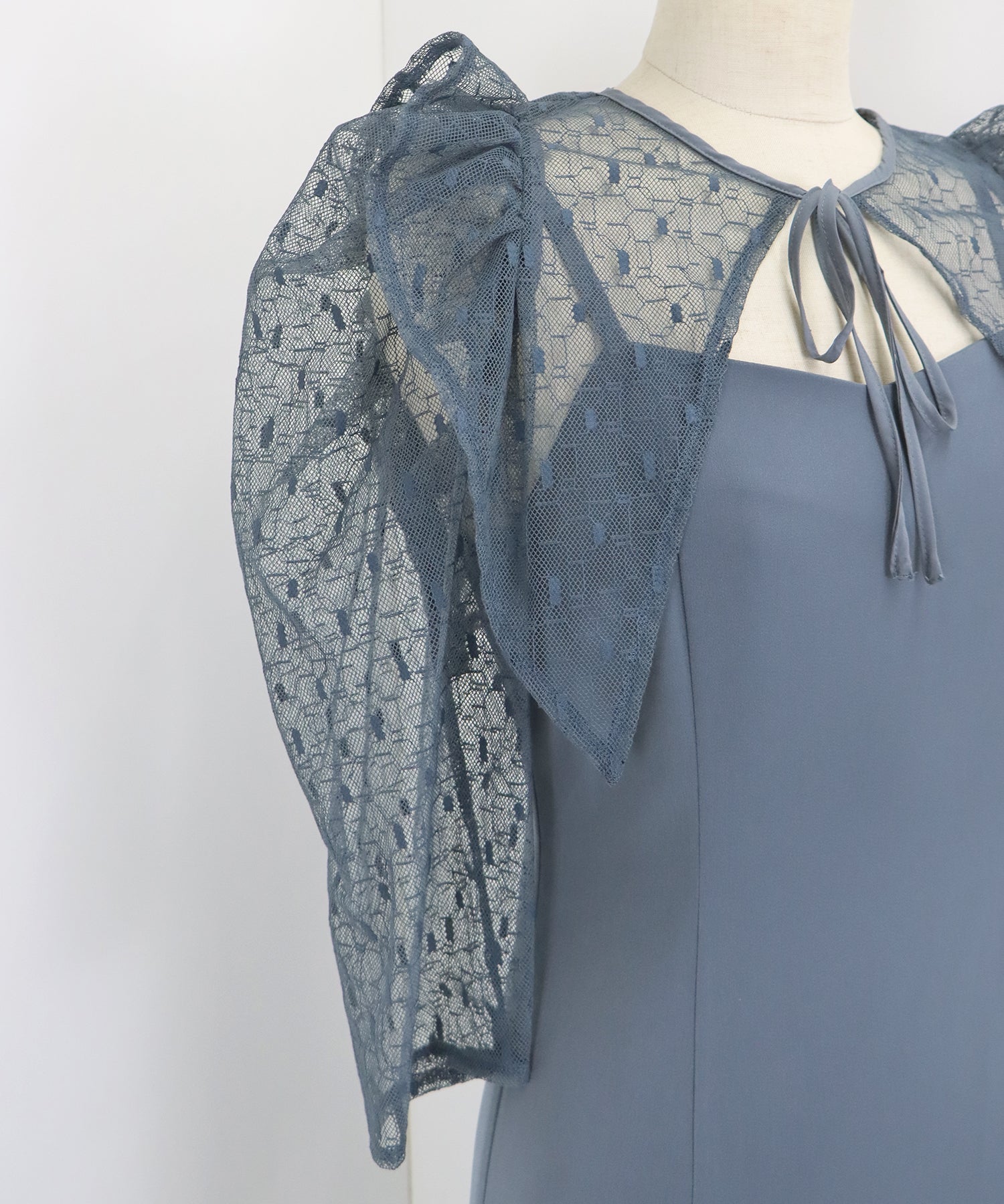 【TIME SALE】フリルレースボレロ×マーメイドワンピースドレス