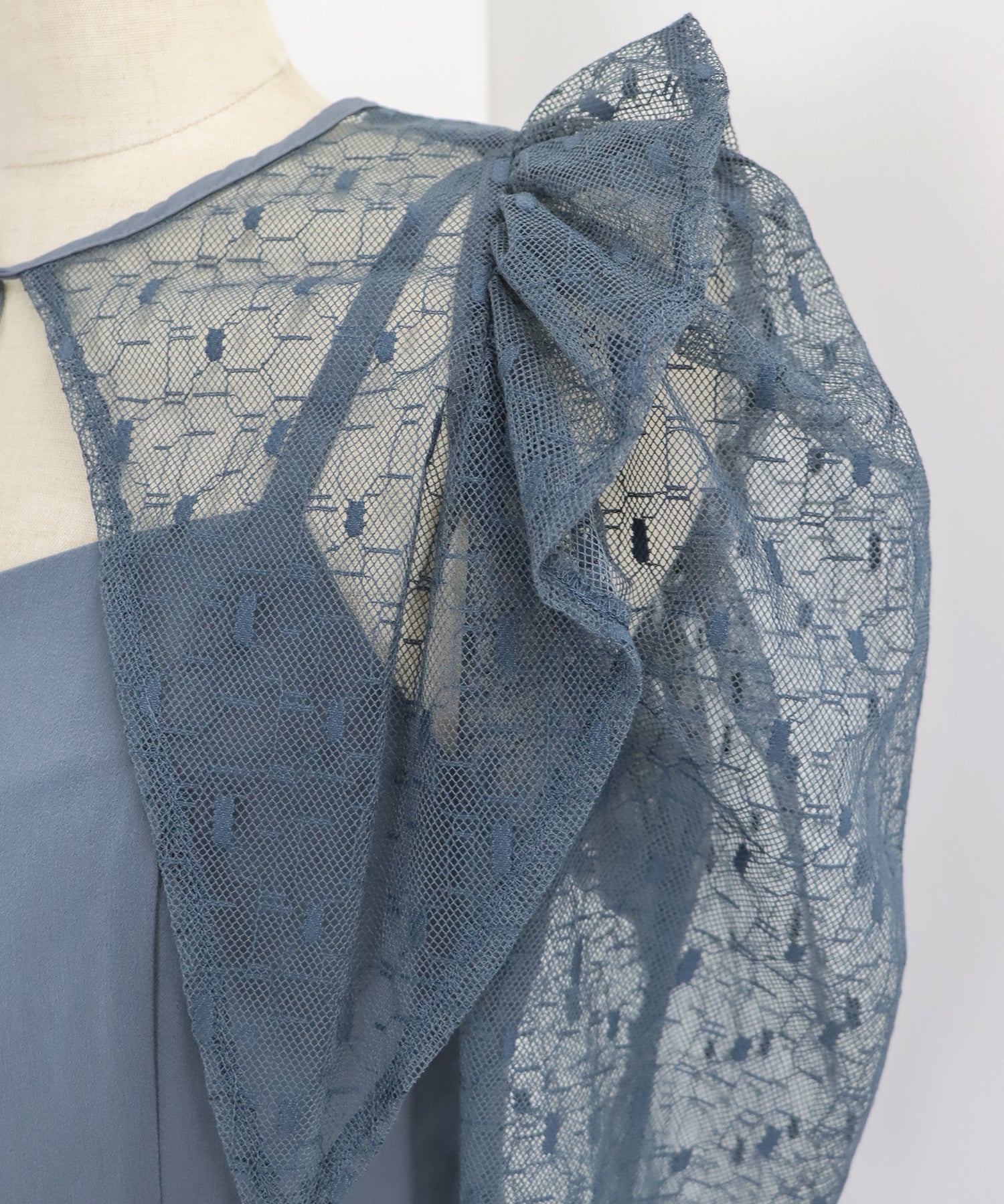 【TIME SALE】フリルレースボレロ×マーメイドワンピースドレス