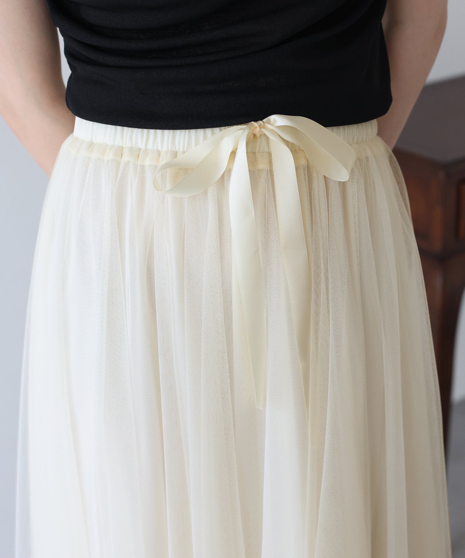 【SALE】グラデーションチュールスカート