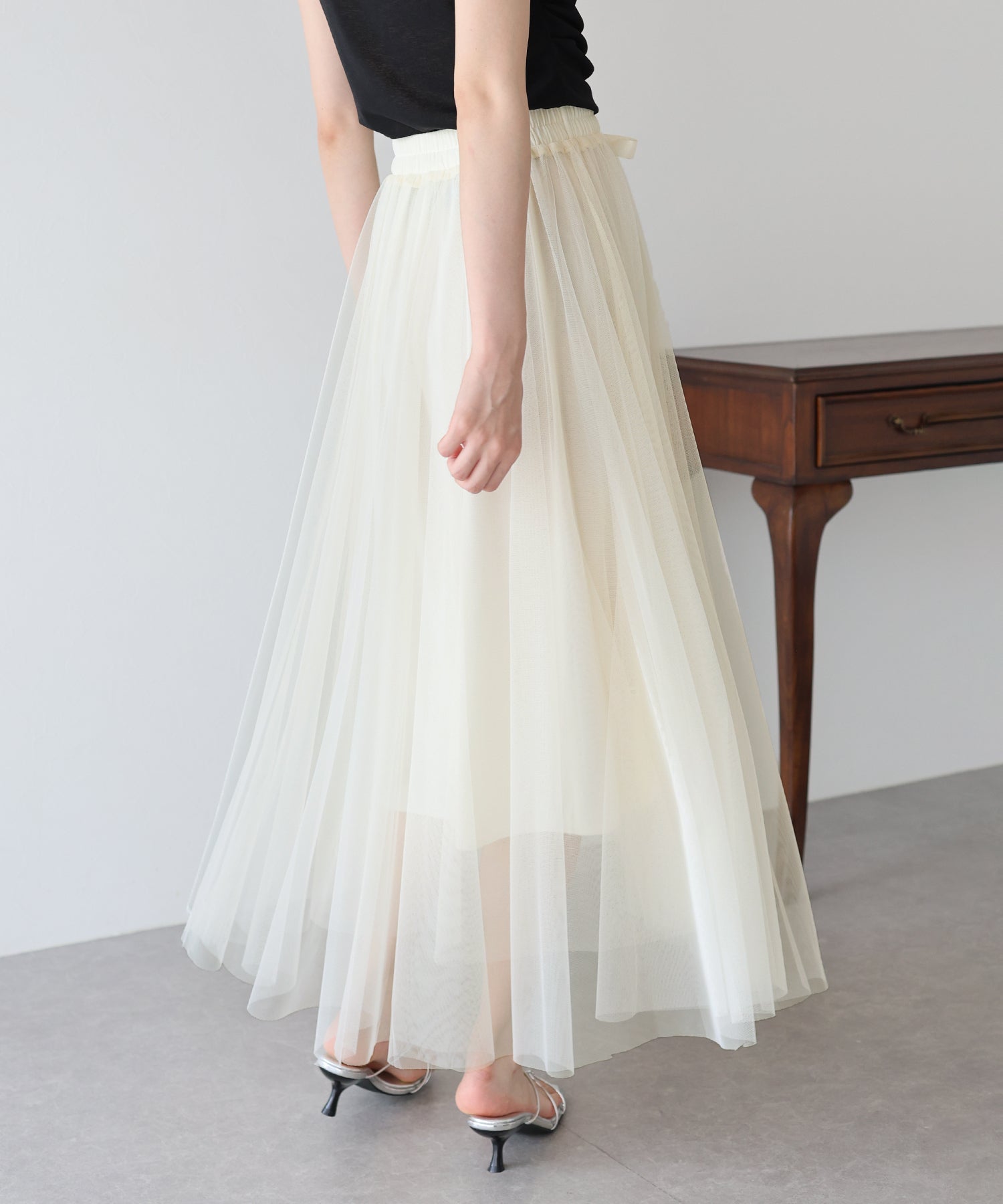 【SALE】グラデーションチュールスカート